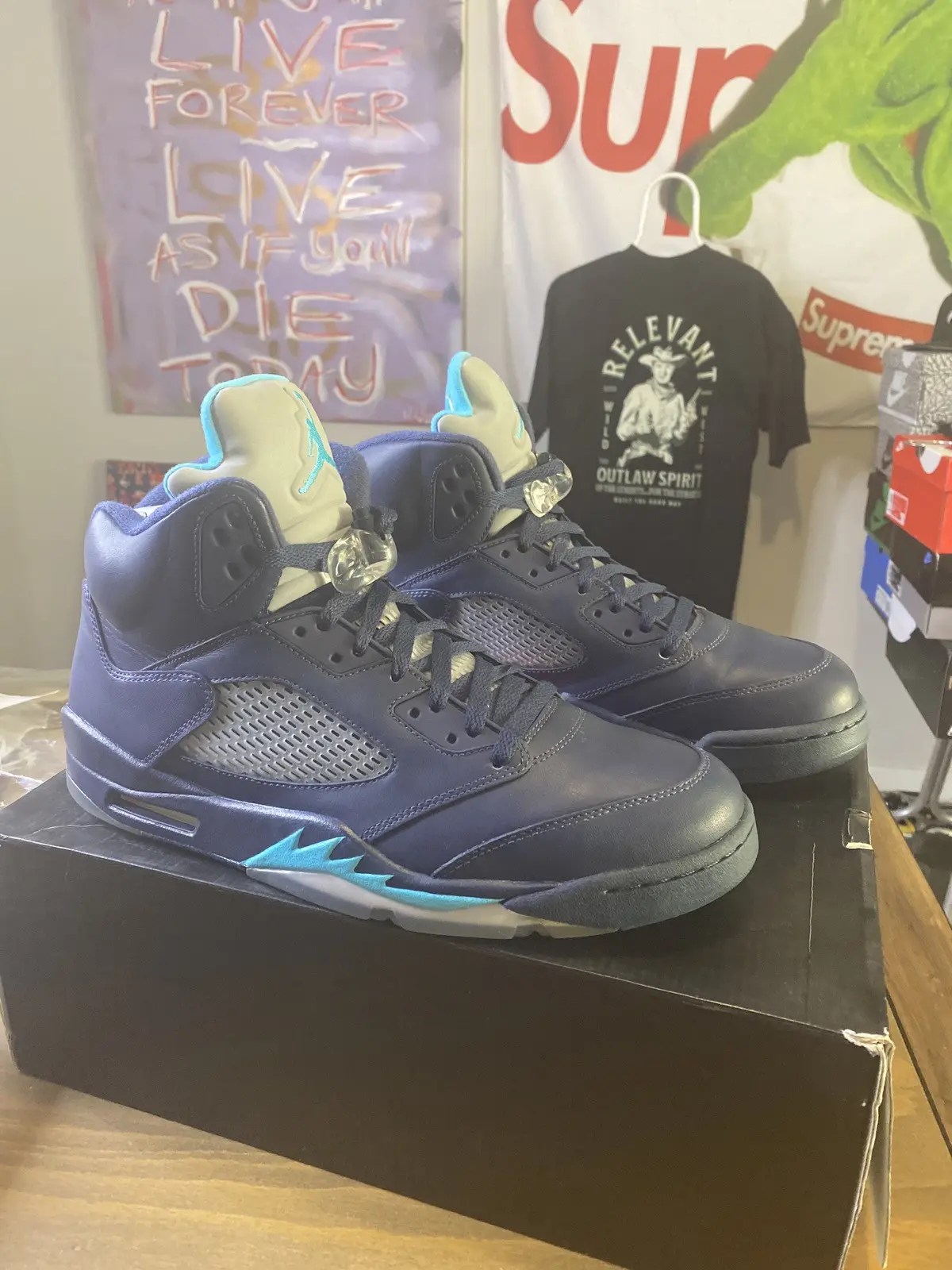 Jordan Brand Jordan 5 pregrape Grailed
