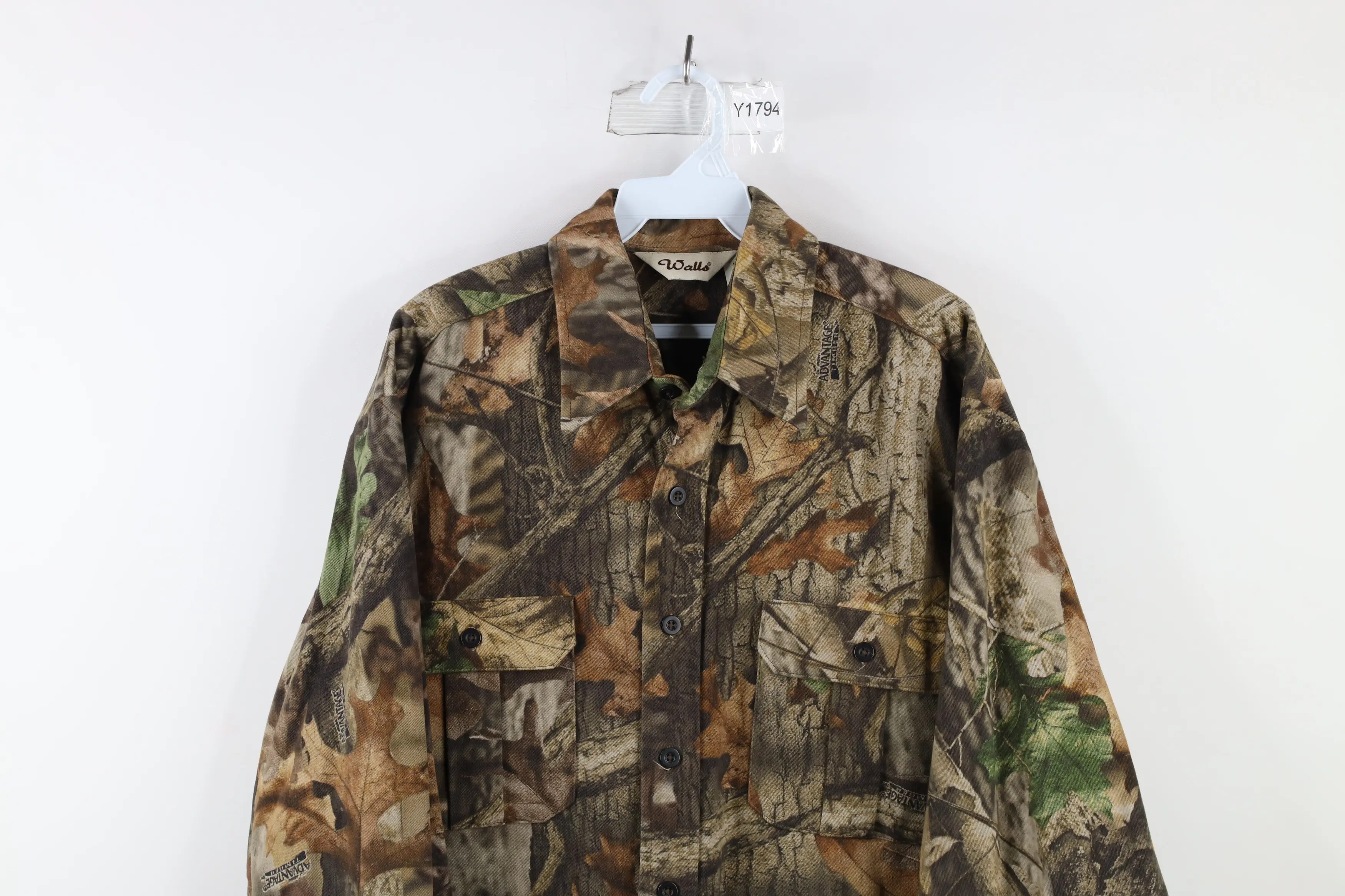 Vintage Vintage 90s Walls Moleskin Camouflage Button Shirt Grailed