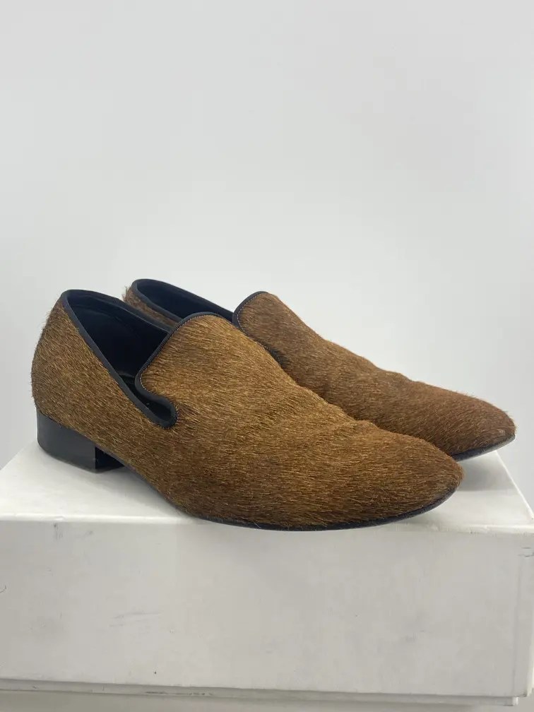 Celine Pony Hair Loafers Grailed