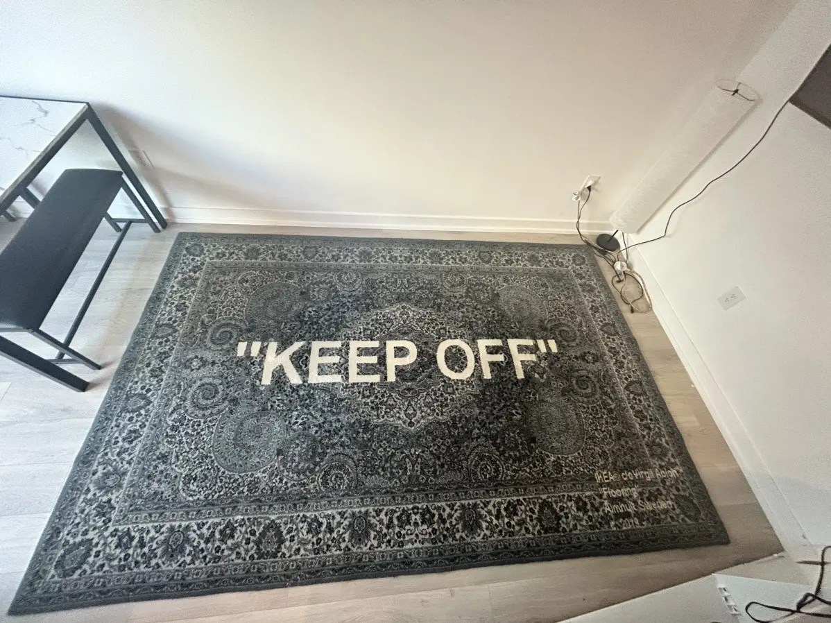 Ikea IKEA RUG VIRGIL ABLOH 300cm x 200cm Grailed