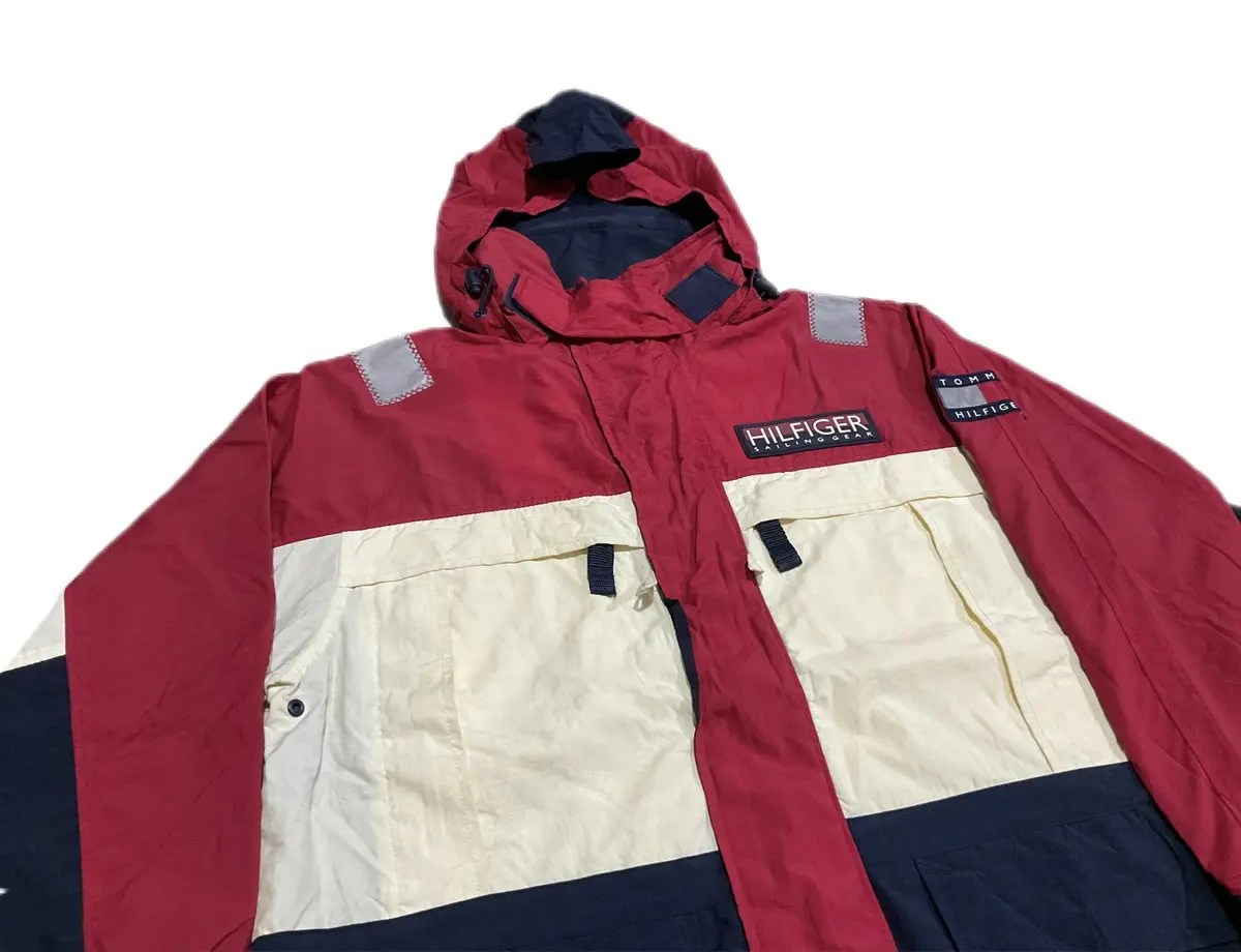 Vintage 🔥Vintage Tommy Hilfiger Sailing Gear Jacket 90s Color Block