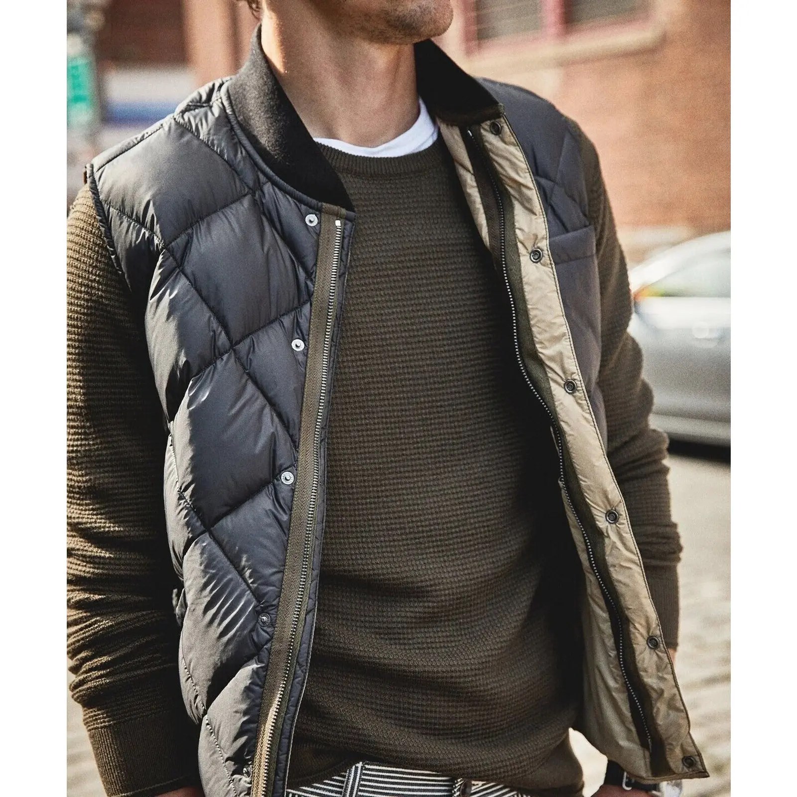 Todd Snyder Todd Snyder Down Quilted Nylon Vest size M Black | Grailed