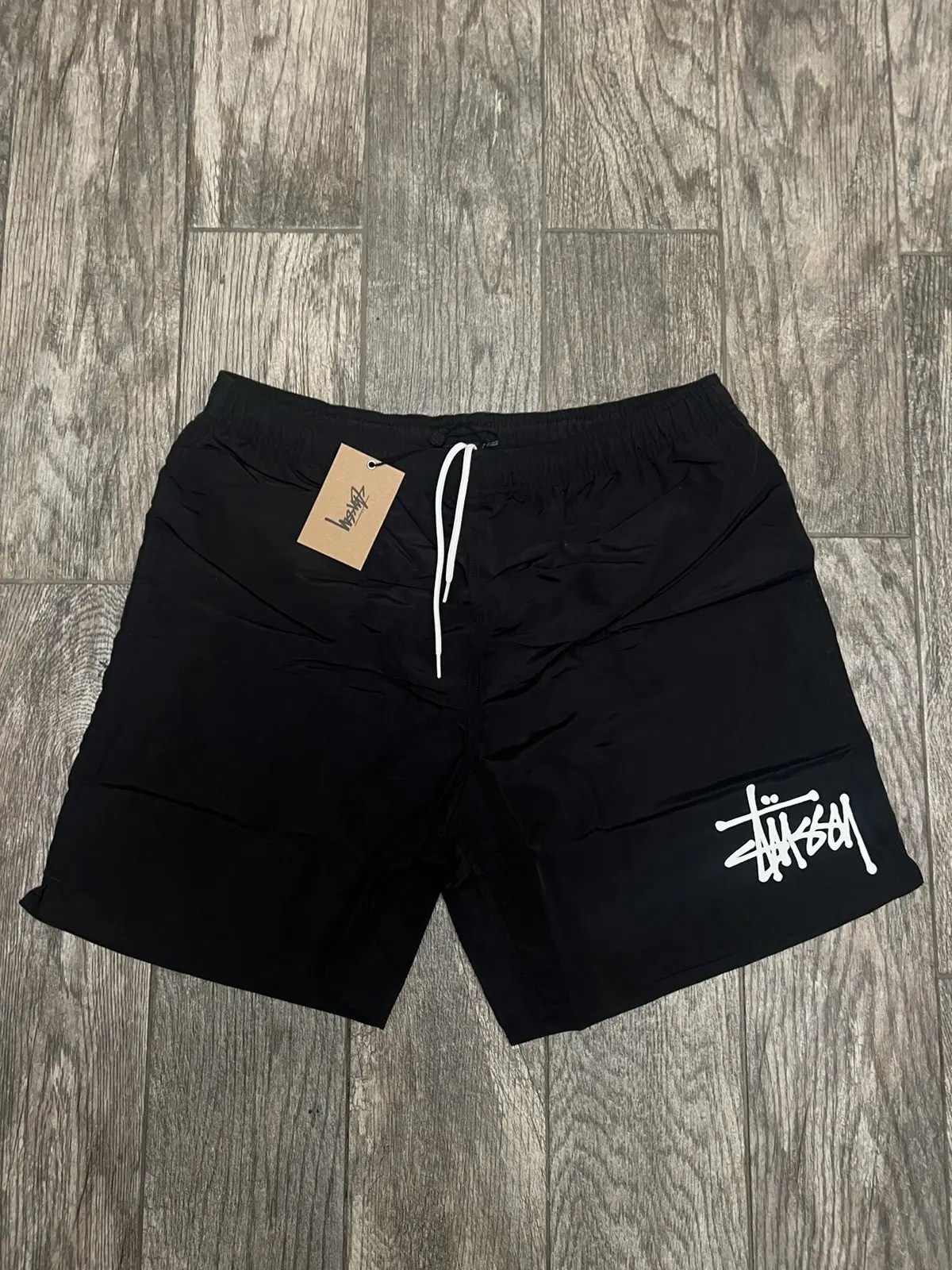 Stussy Stussy Big Basic Water Shorts (Black) Grailed