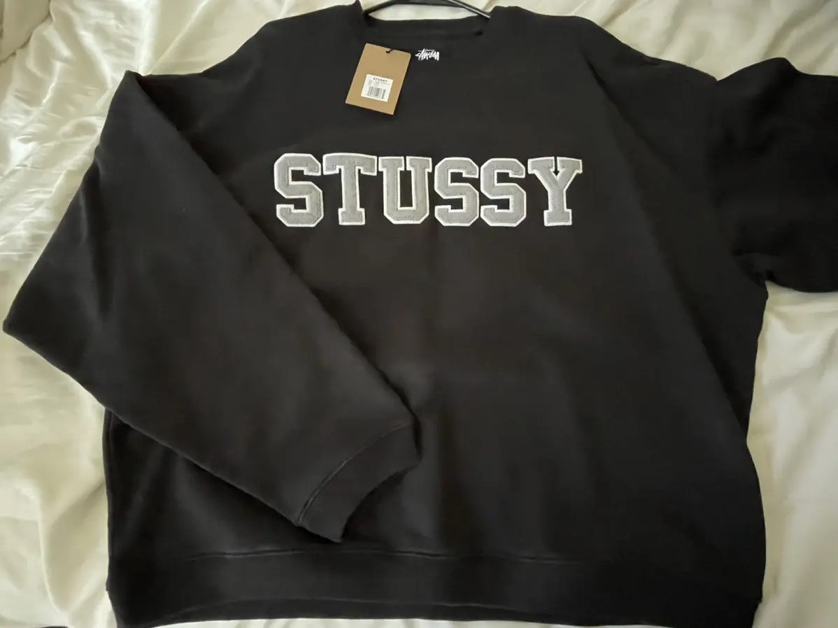Stussy stussy oversized crewneck Grailed