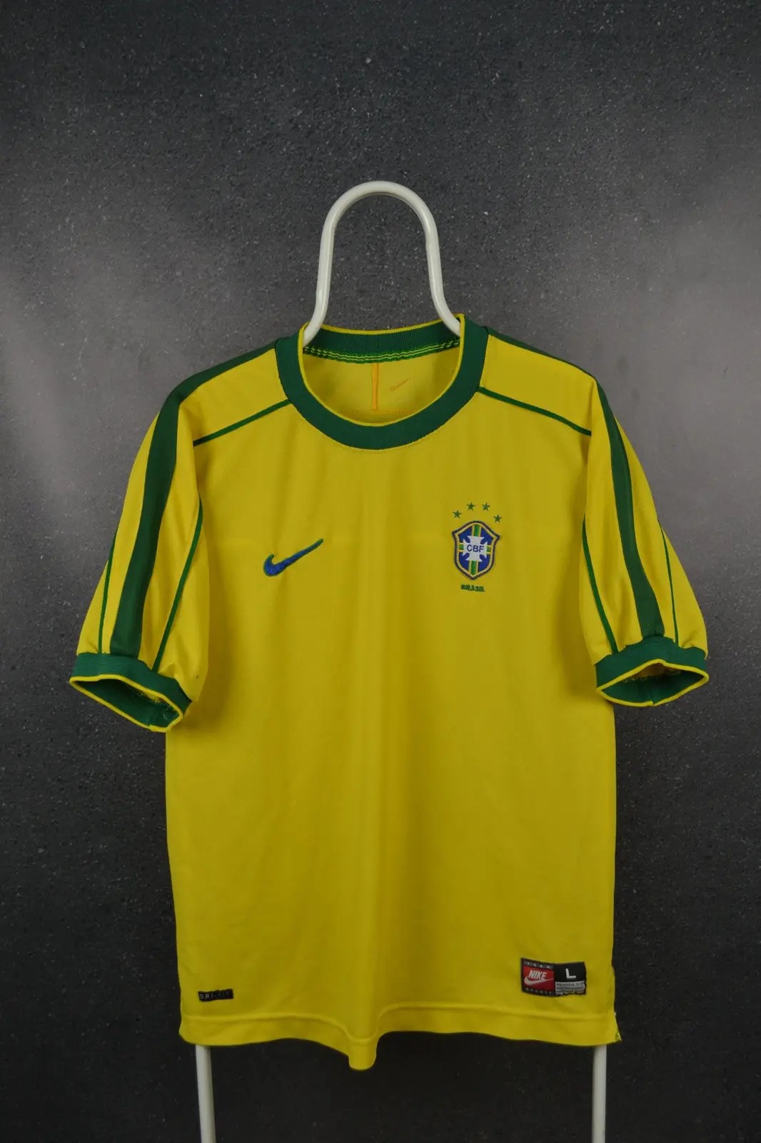 Nike Brazil 1998 Home Football Shirt Nike Soccer Jersey Vintage Grailed