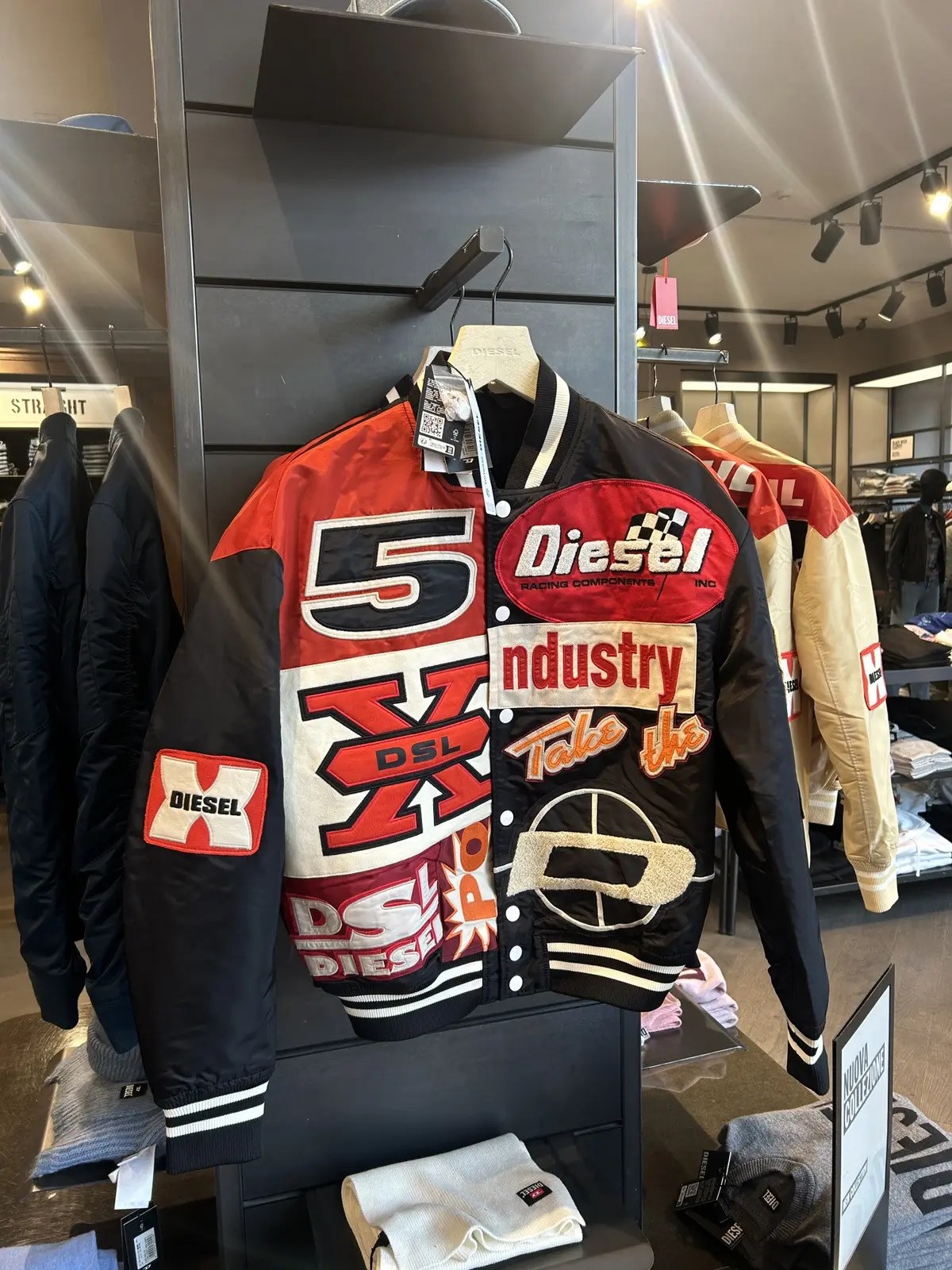 Diesel DIESEL JBULC PATCH Bomber Jacket RRP 530 Grailed