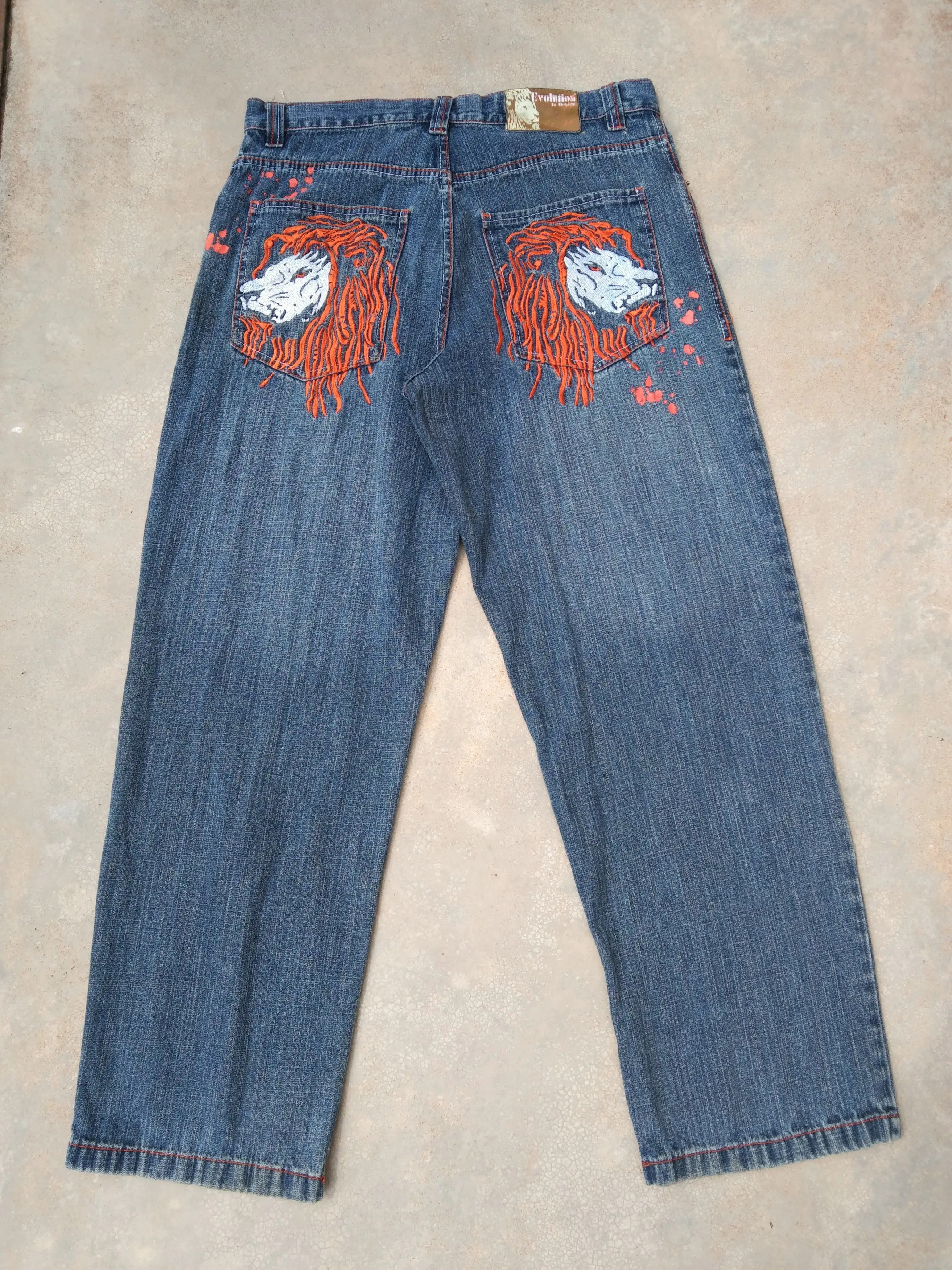 Vintage Vintage Y2k Evolution In Design Baggy Jeans Ed hardy Style