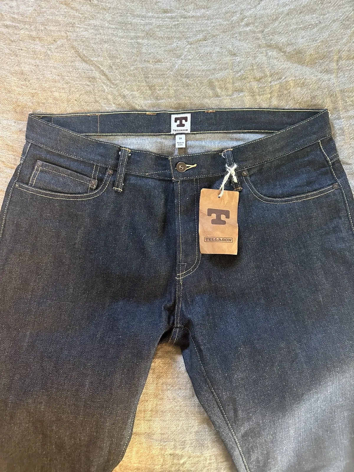 Tellason NEW 12.5 oz Kaihara Mills Slim Fit Jeans Grailed