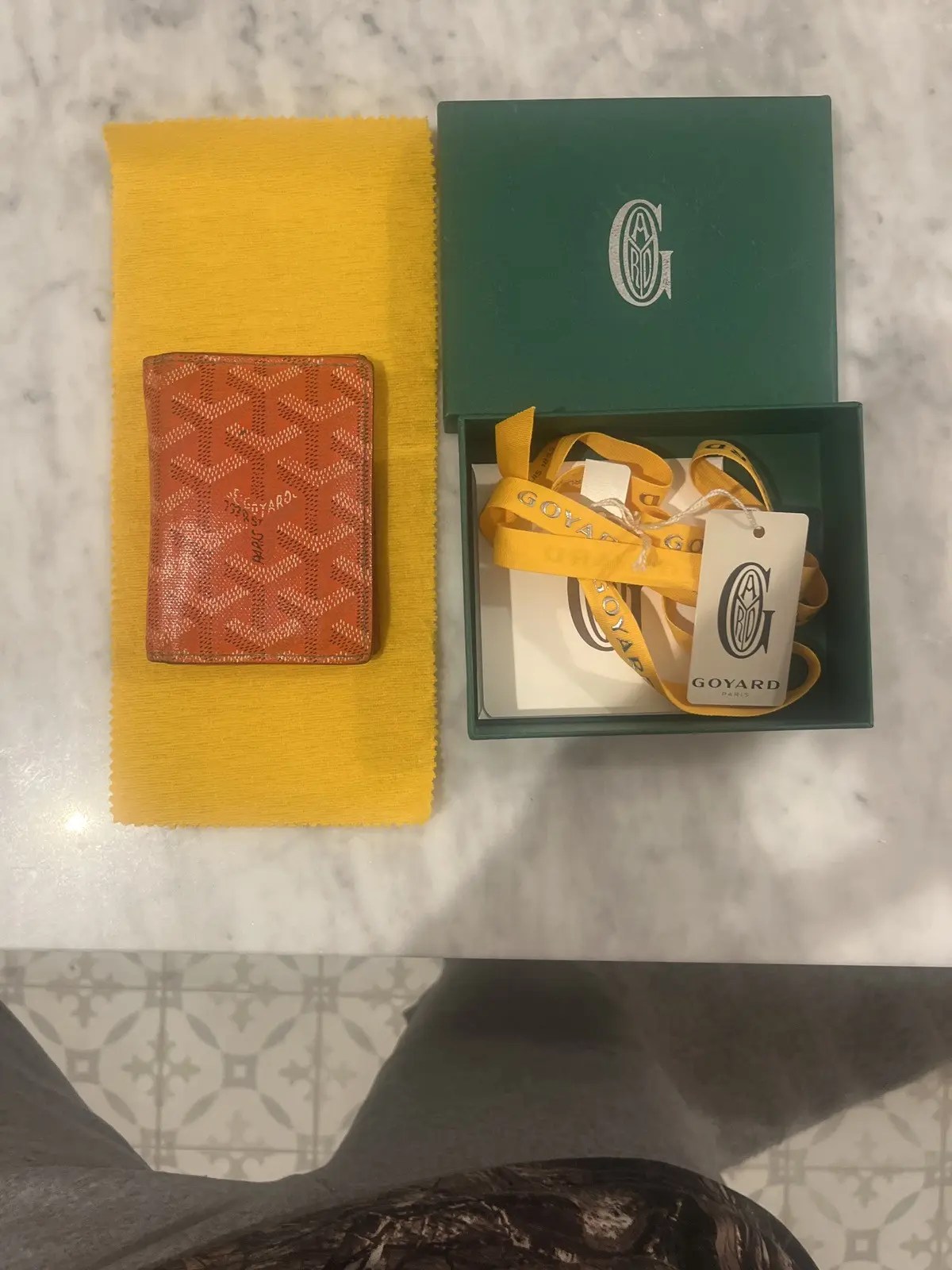 Goyard Orange Goyard Wallet Grailed
