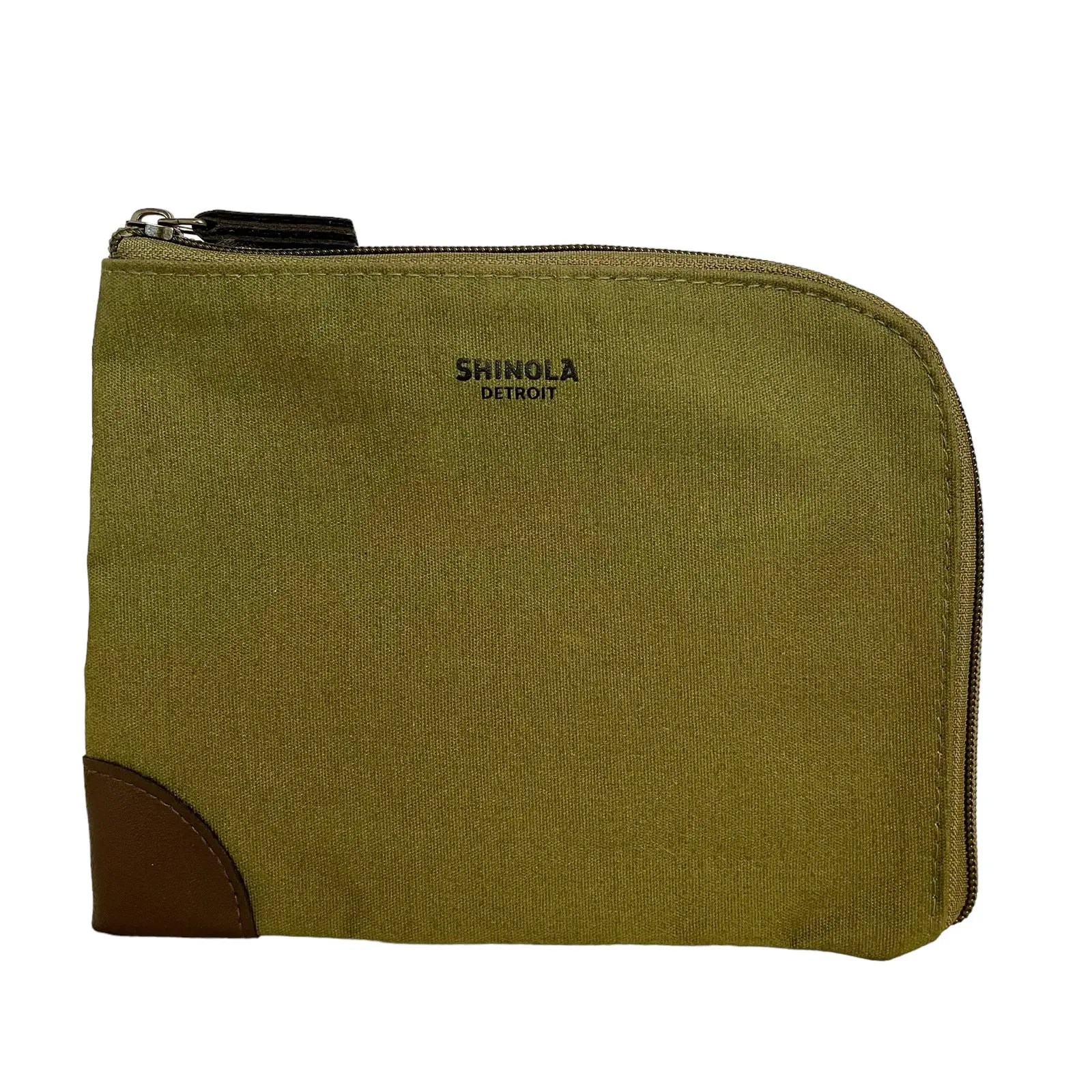 Shinola Shinola Olive Green Canvas Amenity Kit Toiletry Bag Pouch Grailed