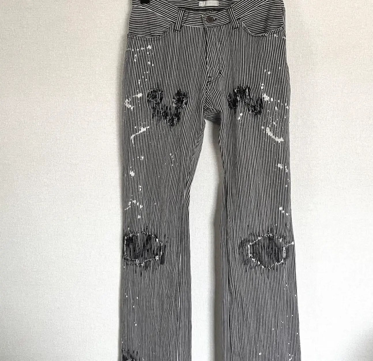 Number (N)ine Number (N)ine AW01 Standards Bootcut Hickory Grunge 