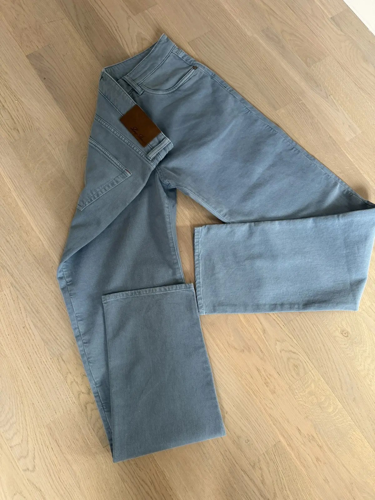 Loro Piana LORO PIANA jeans STUDY real tape measurements in photos