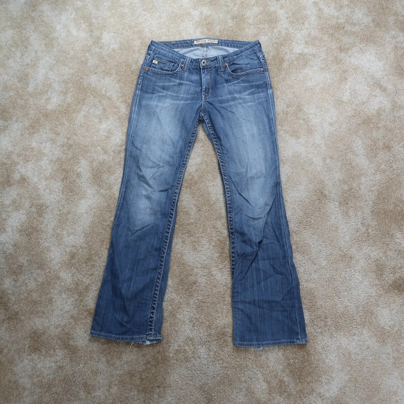 Vintage Big Star Maddie Bootcut Jeans Women's 29 Measures 32x32 Thick