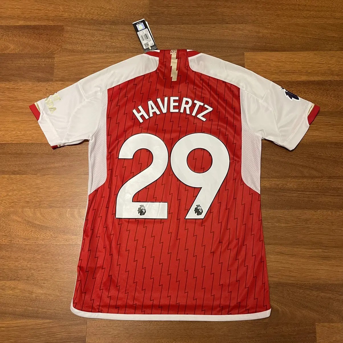 Adidas NWT ARSENAL ADIDAS 2023/2024 SOCCER HOME JERSEY 29 HAVERTZ