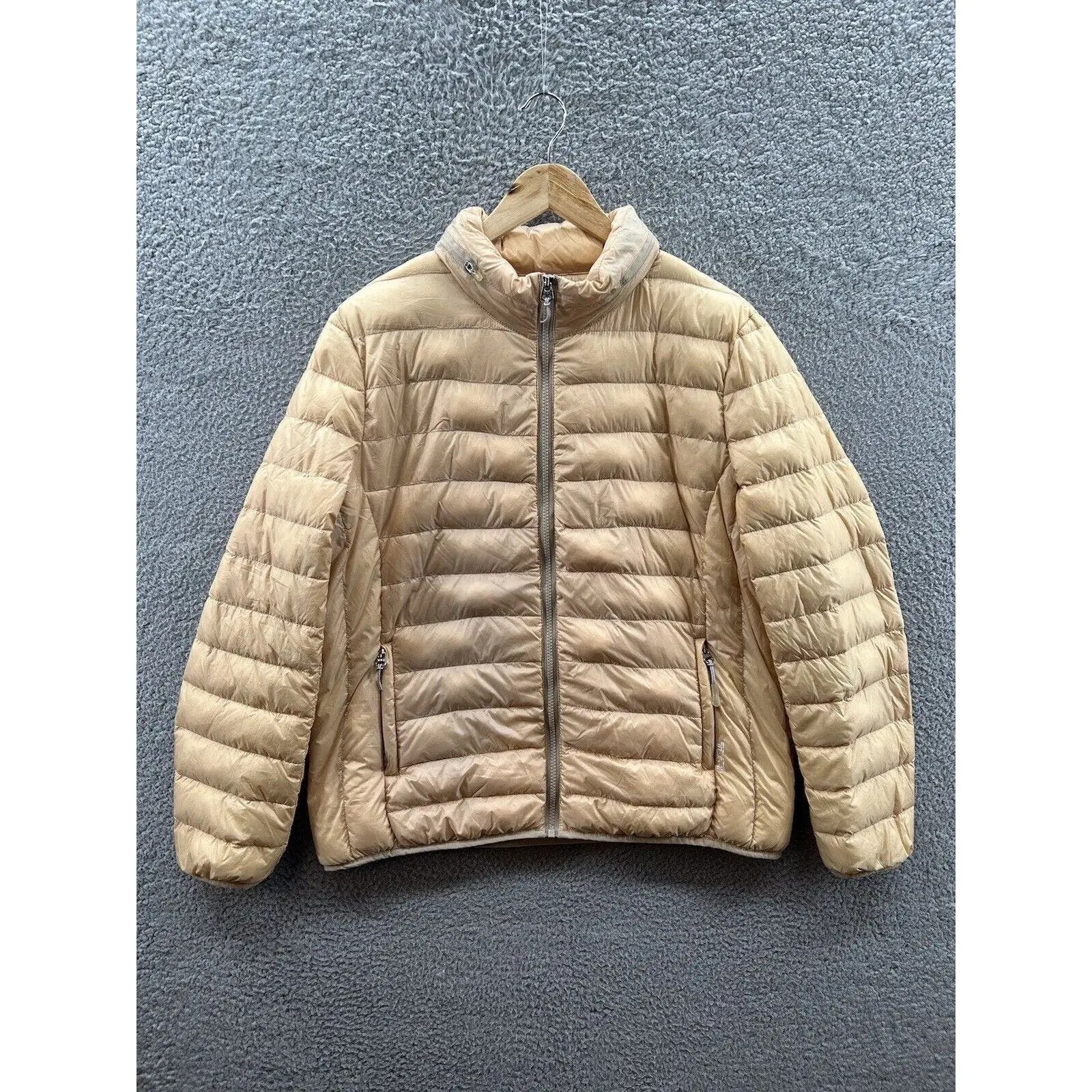 Tumi Tumi Pax Down Yellow Puffer Jacket Packable Neck Pillow XL Grailed