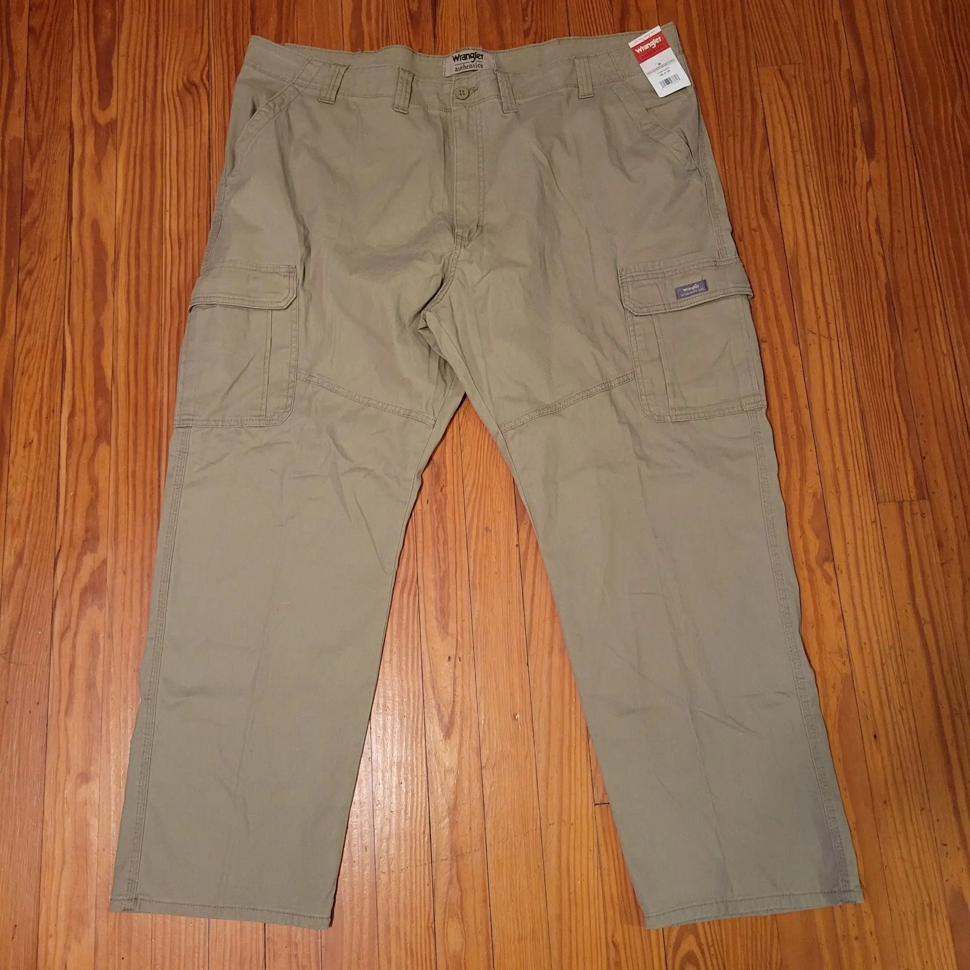 Wrangler Wrangler Khaki Tan Cargo Pants Work 46x30 New Gift Grailed