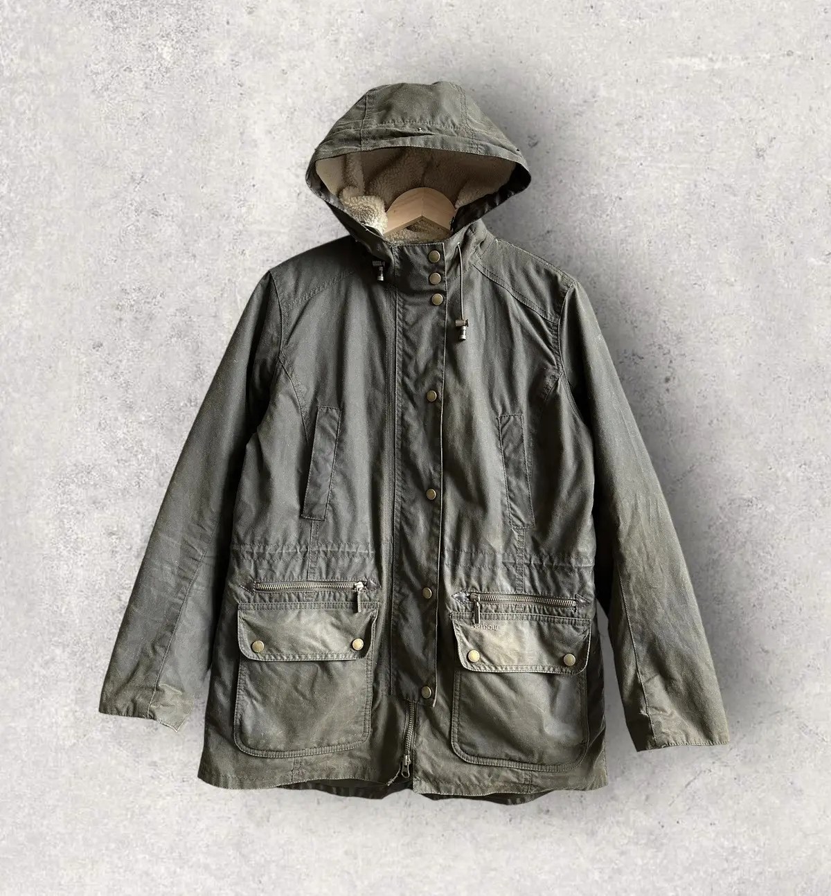 Barbour BARBOUR Womens Kelsall Waxed Parka Jacket Grailed