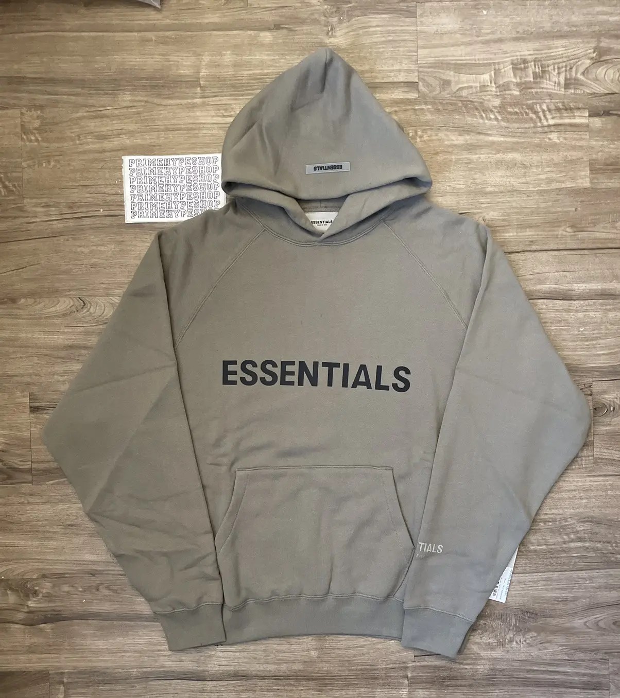 Fear of God Fear of God Essentials Hoodie Charcoal SS20 size M | Grailed