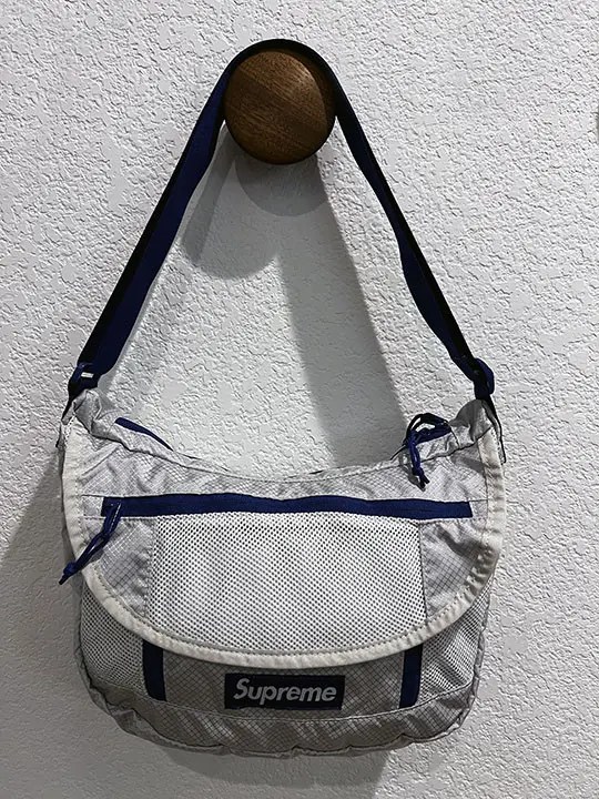 Supreme SS22 Supreme Small Messenger Bag Silver Grailed