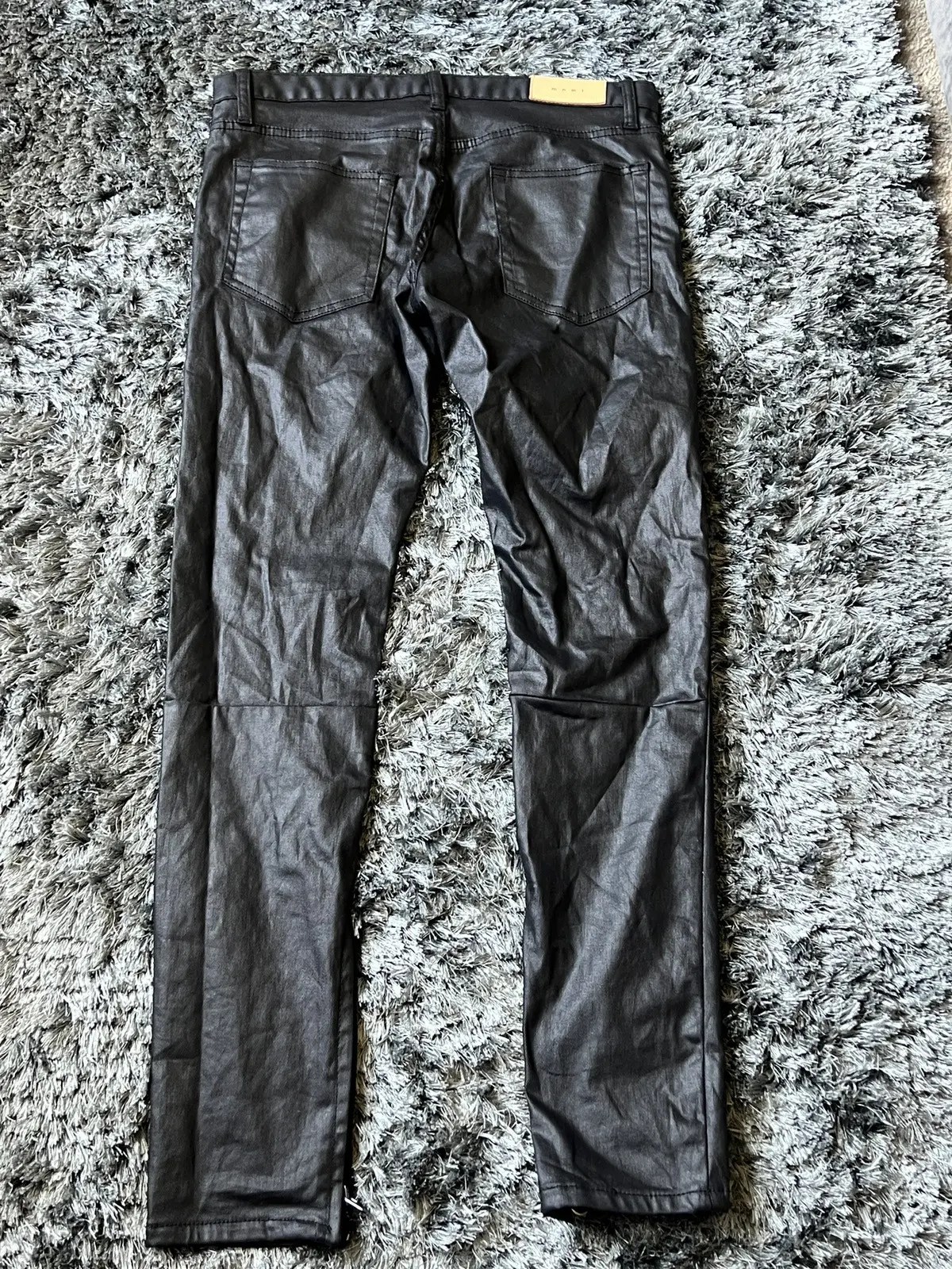 MNML Waxed jeans Grailed