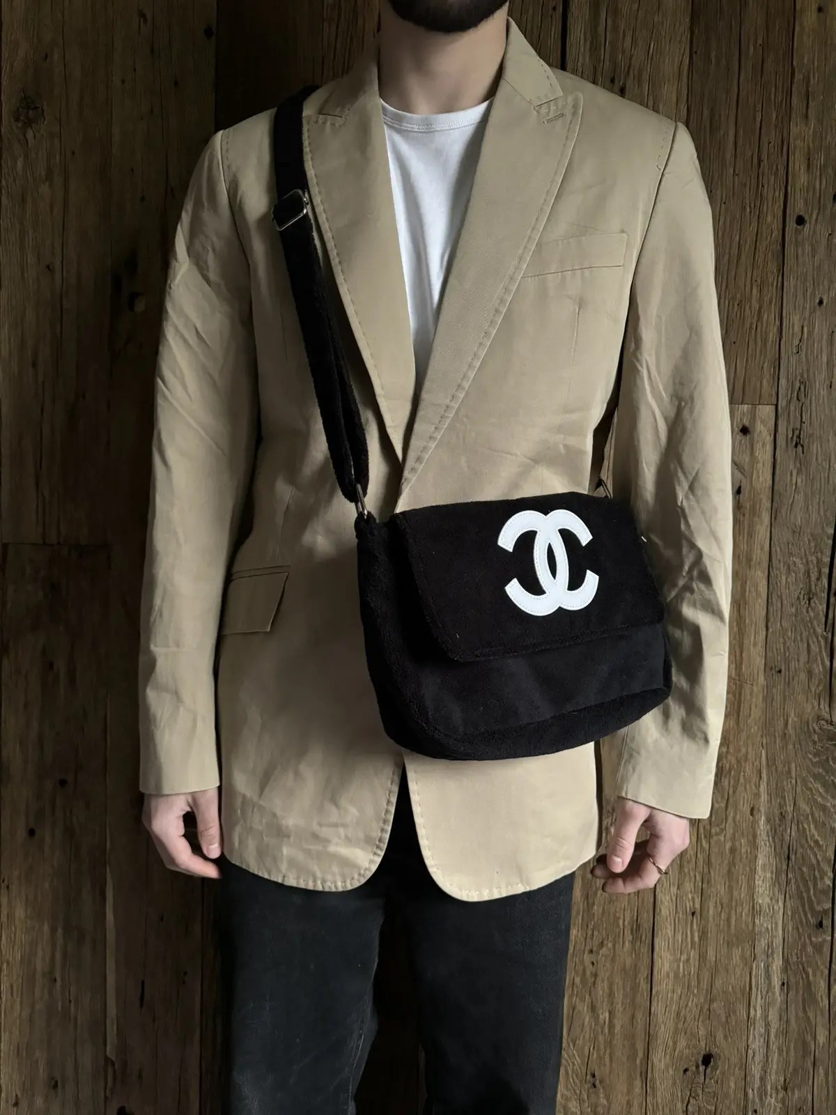 Chanel Vintage Chanel Precision 2006 VIP Teddy Fur Crossbody Bag Grailed