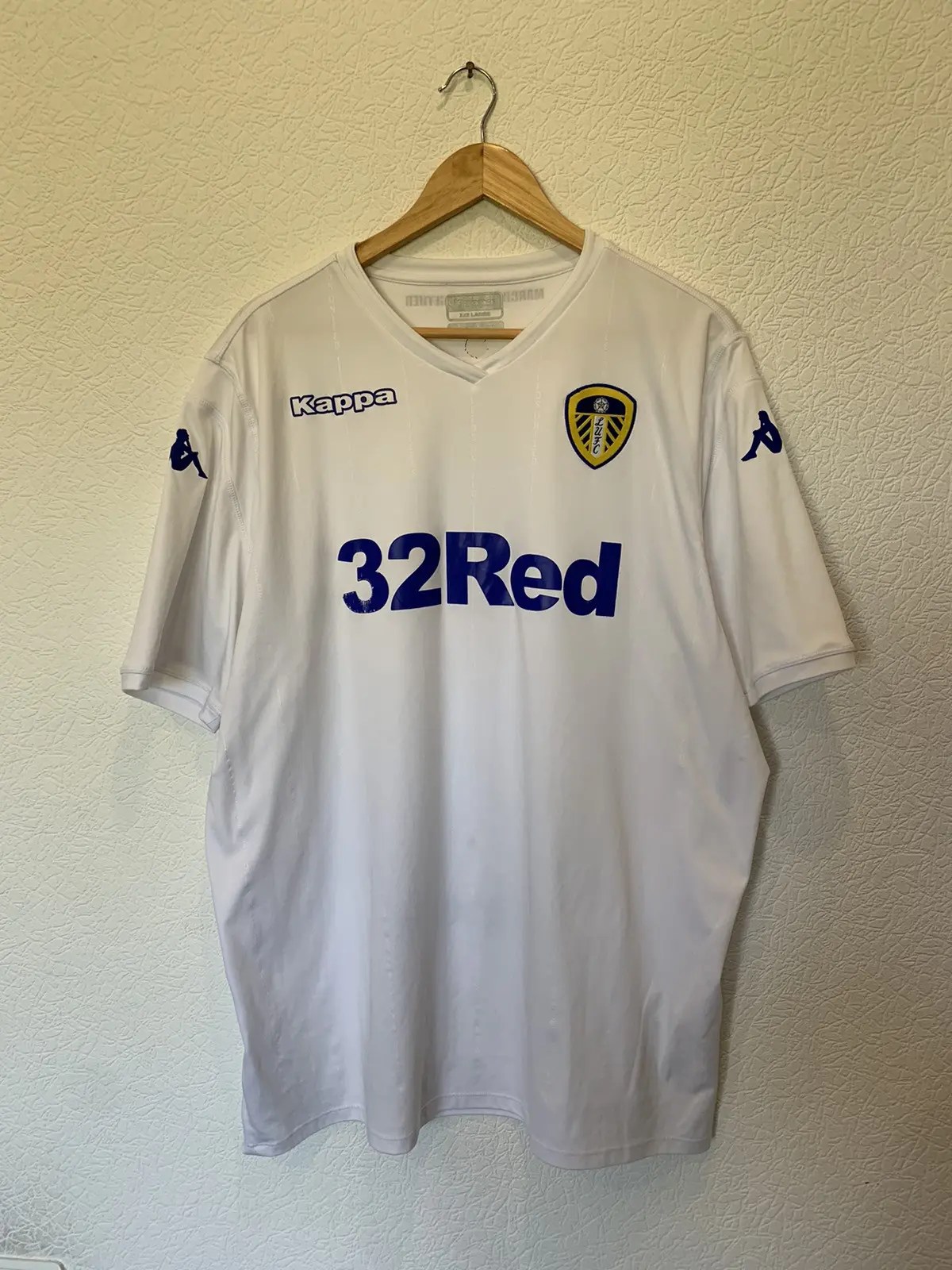 Soccer Jersey Kappa Leeds United 2018/2019 Home Kit Soccer Jersey