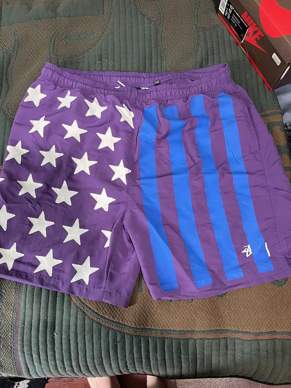 Stussy Cactus Plant Flea Market x Stussy DSMLA Flag Shorts Grailed
