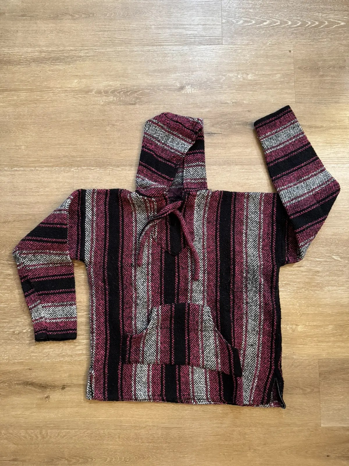 Vintage Vintage 90s Mexican Drug Rug KAPITAL Style The Dude Pullover Grailed