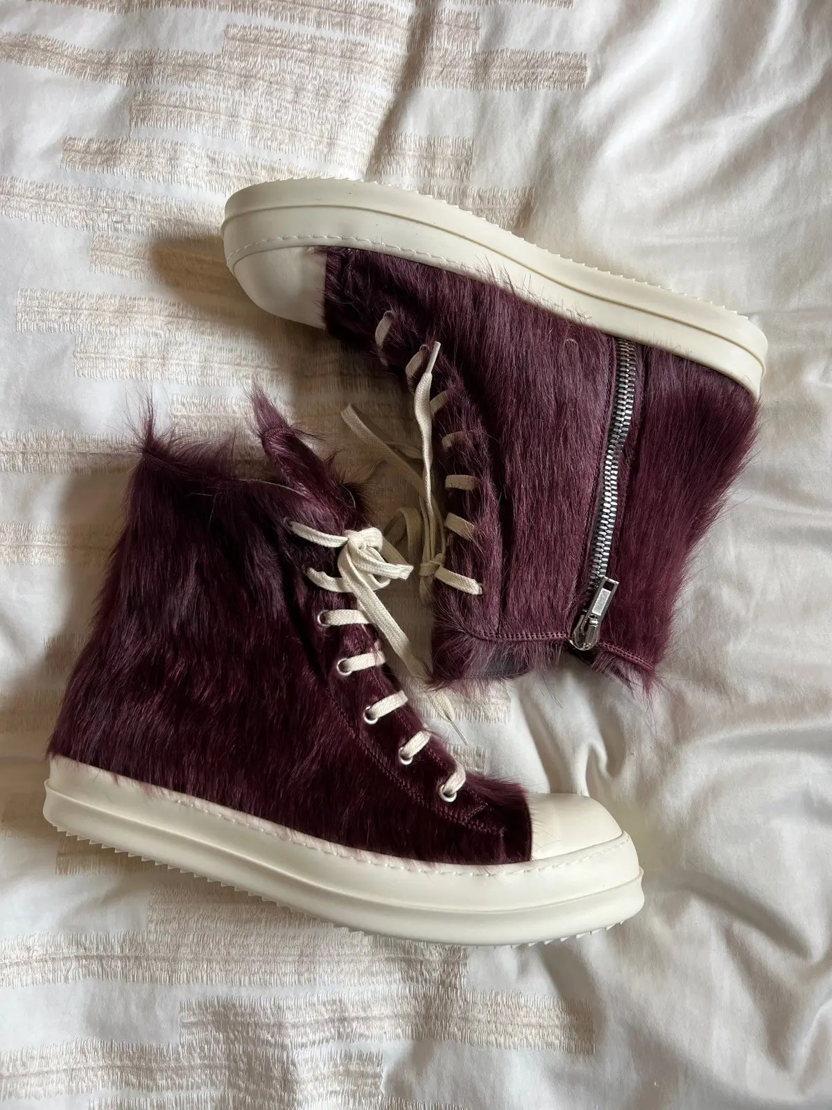 Rick Owens Rick Owens Luxor Pony Hair Ramones Amethyst Size 44 Grailed