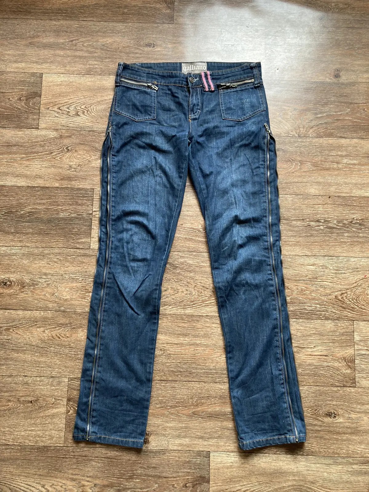 Vintage Avant Garde Galliano Y2K jeans made in Italy Grailed