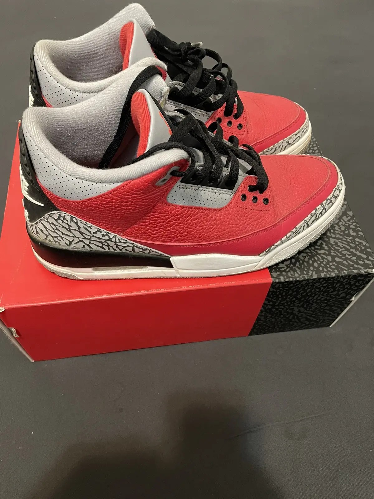 Jordan Brand AIR JORDAN 3 Red Cement Grailed