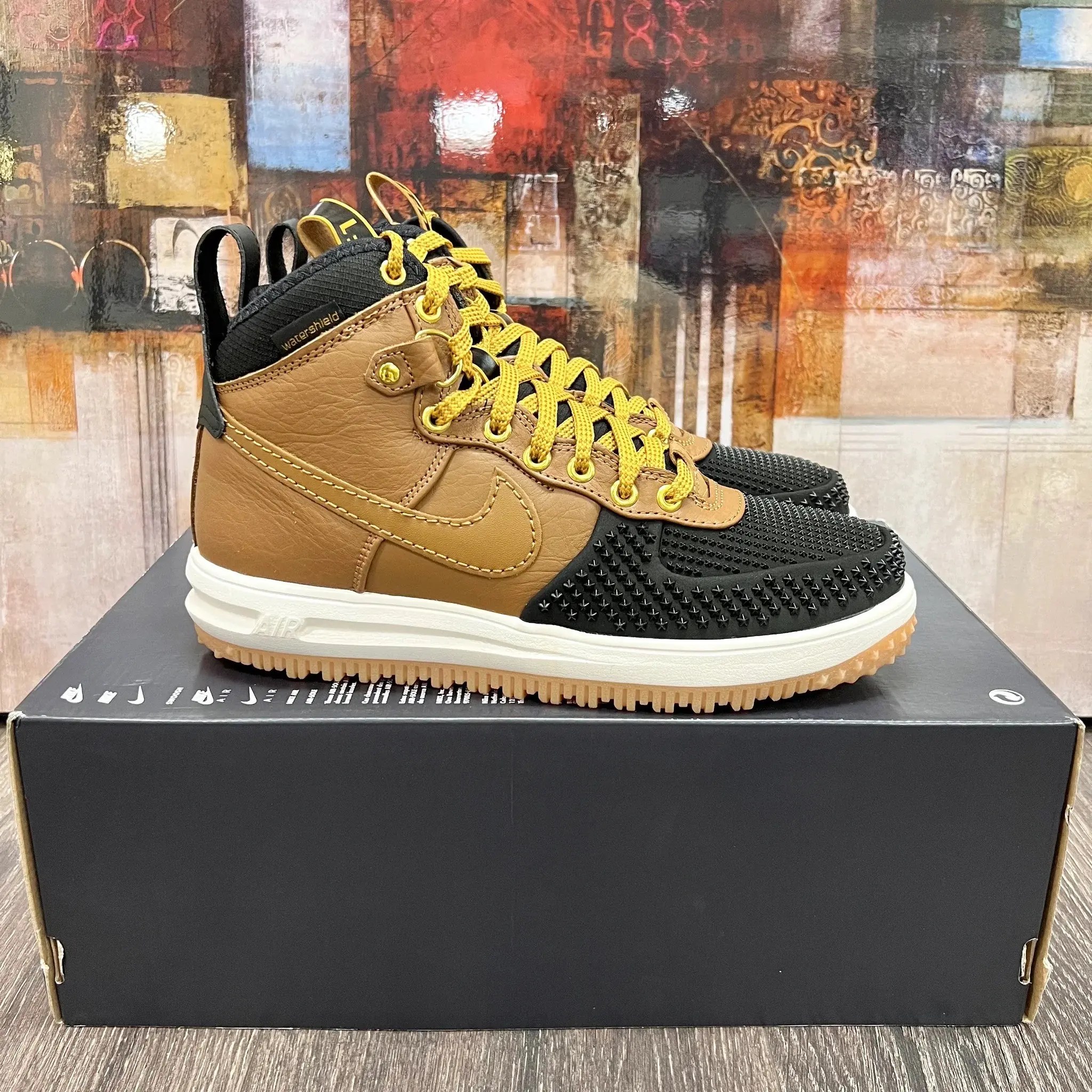 Nike Nike Lunar Air Force 1 High Duckboot Ale Brown / Black AF1 Grailed