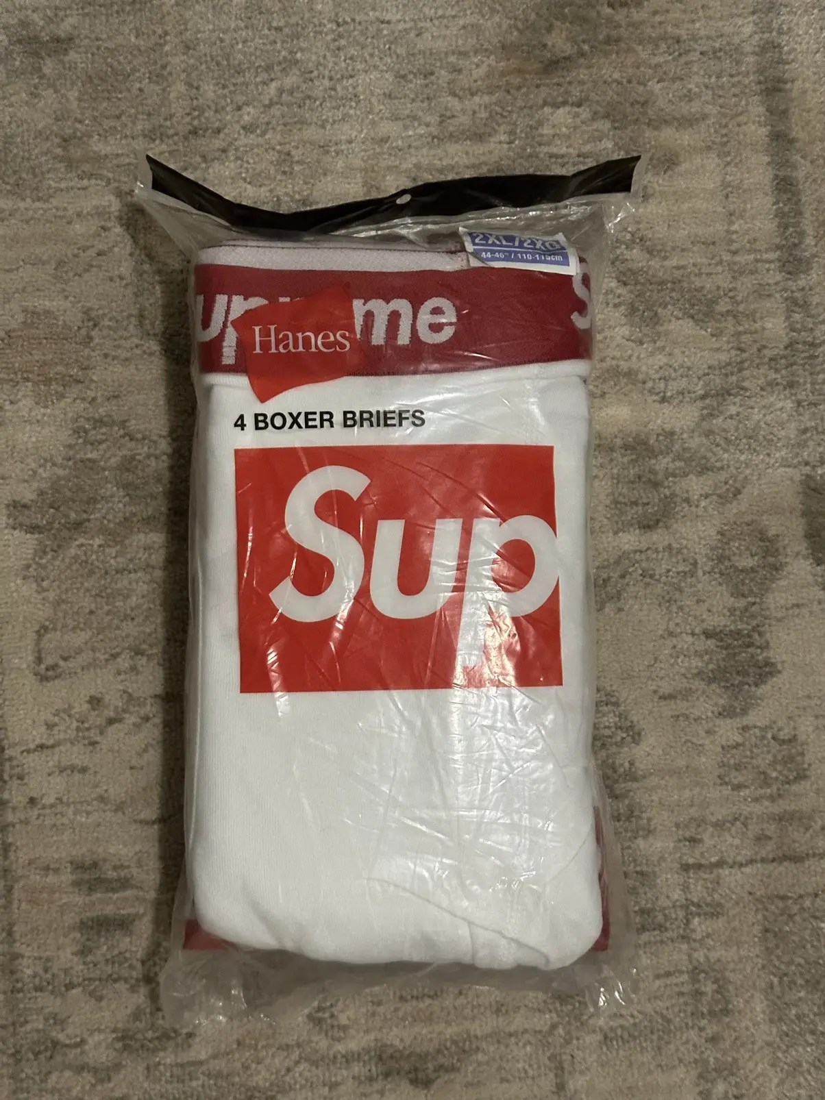 Supreme Supreme Hanes Boxers 4Pack XXL Grailed