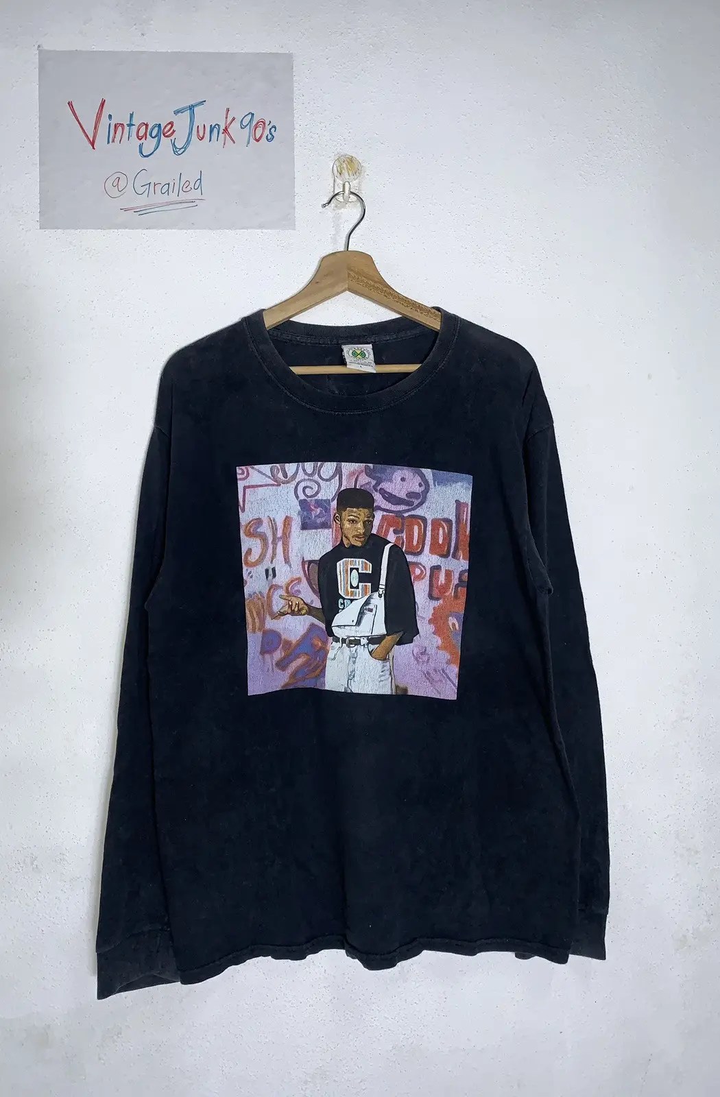 Cross Colours × Streetwear × Vintage RARE!!!Vintage Will Smith X Cross