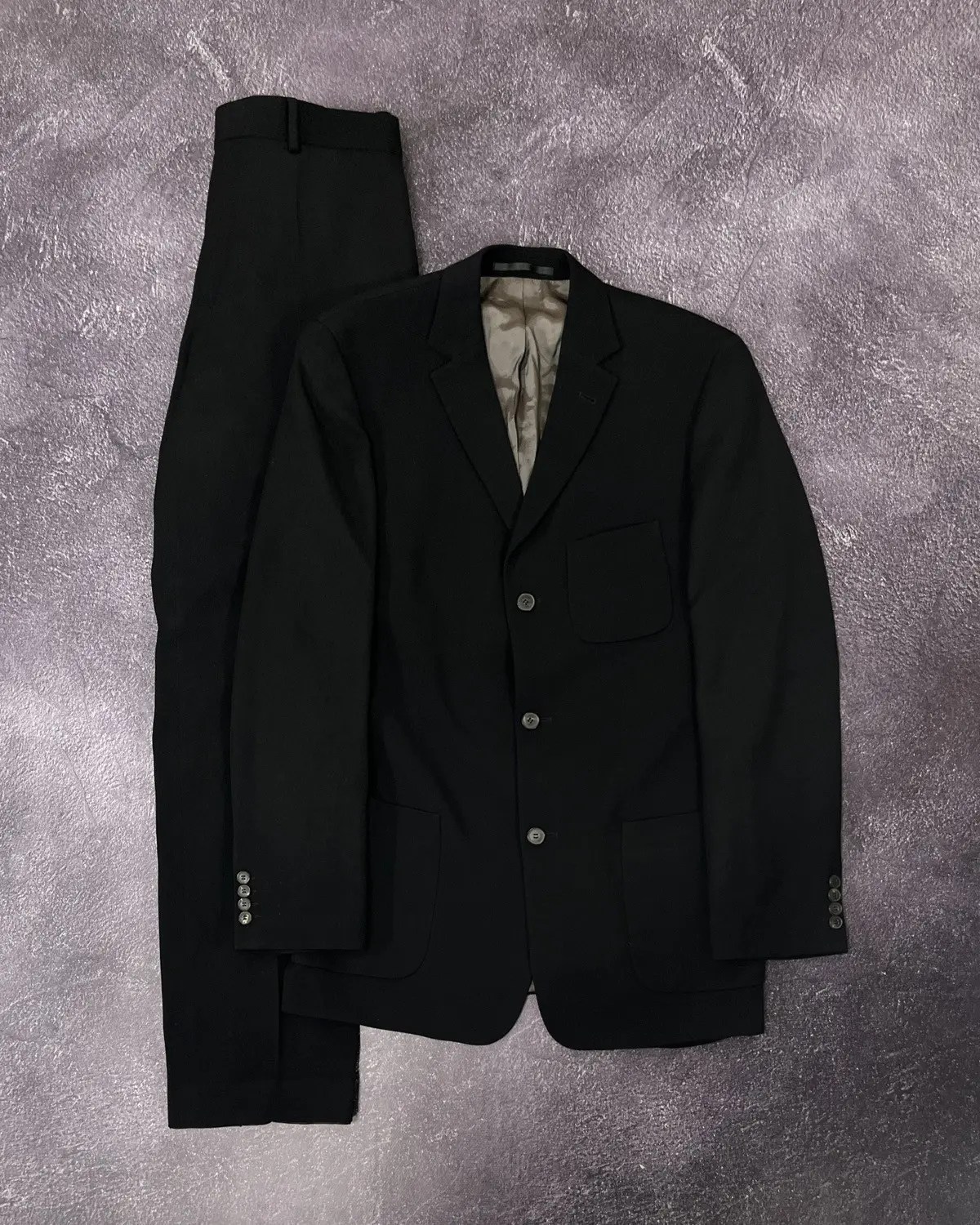 Hugo Boss Hugo Boss Mens Tailored Wool Movie Black Costume Suit Grailed