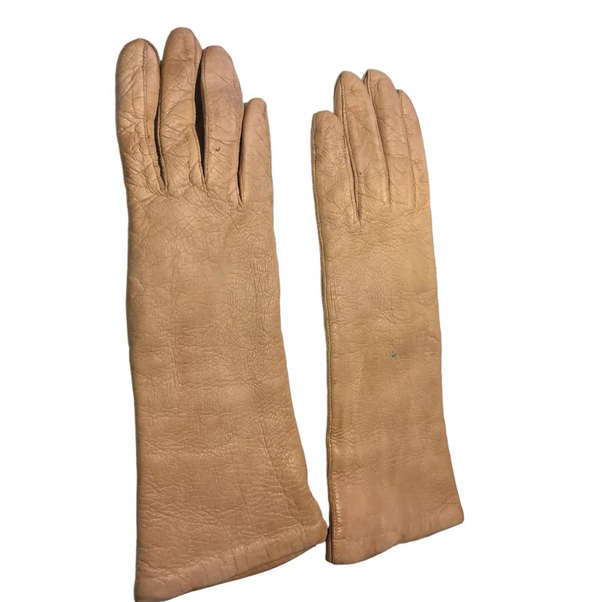 Italian Designers Vintage women’s leather gloves Size 6.5 Made in Italy