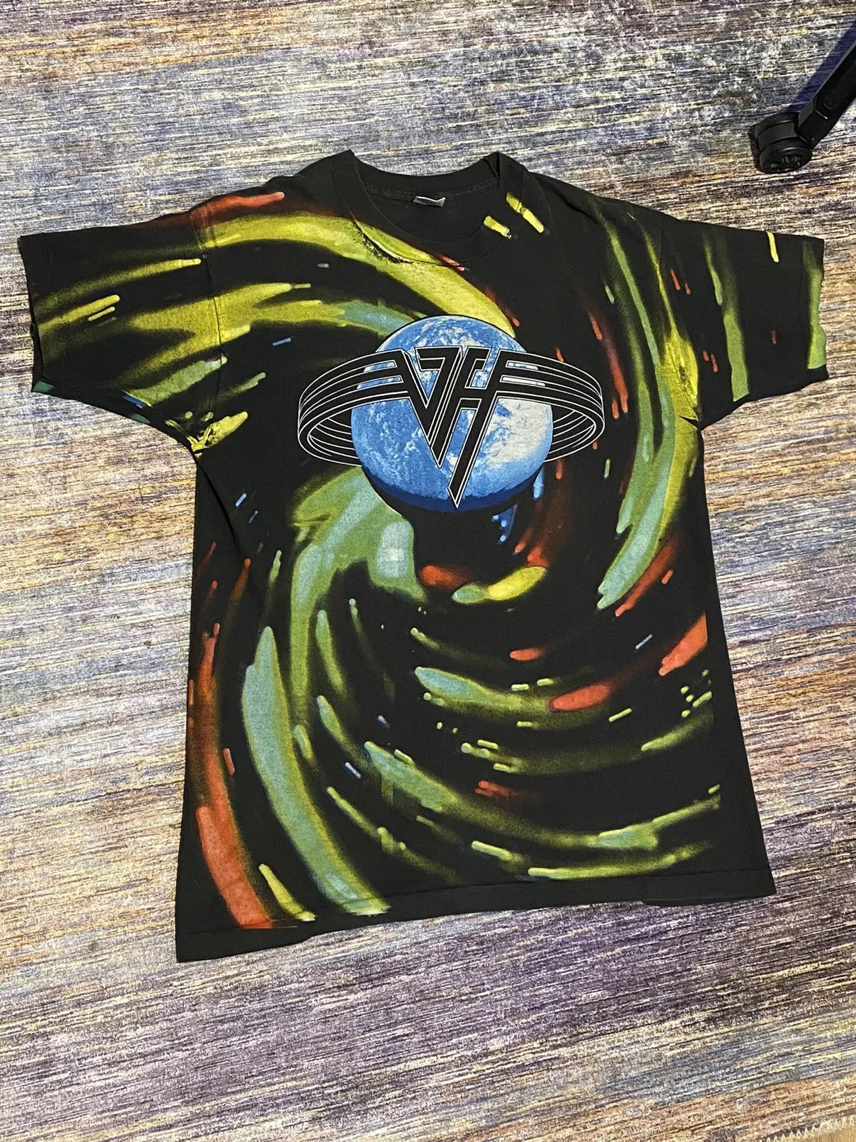 Vintage Vintage 1993 Van Halen Faded Band Tees Europe Tour Grailed