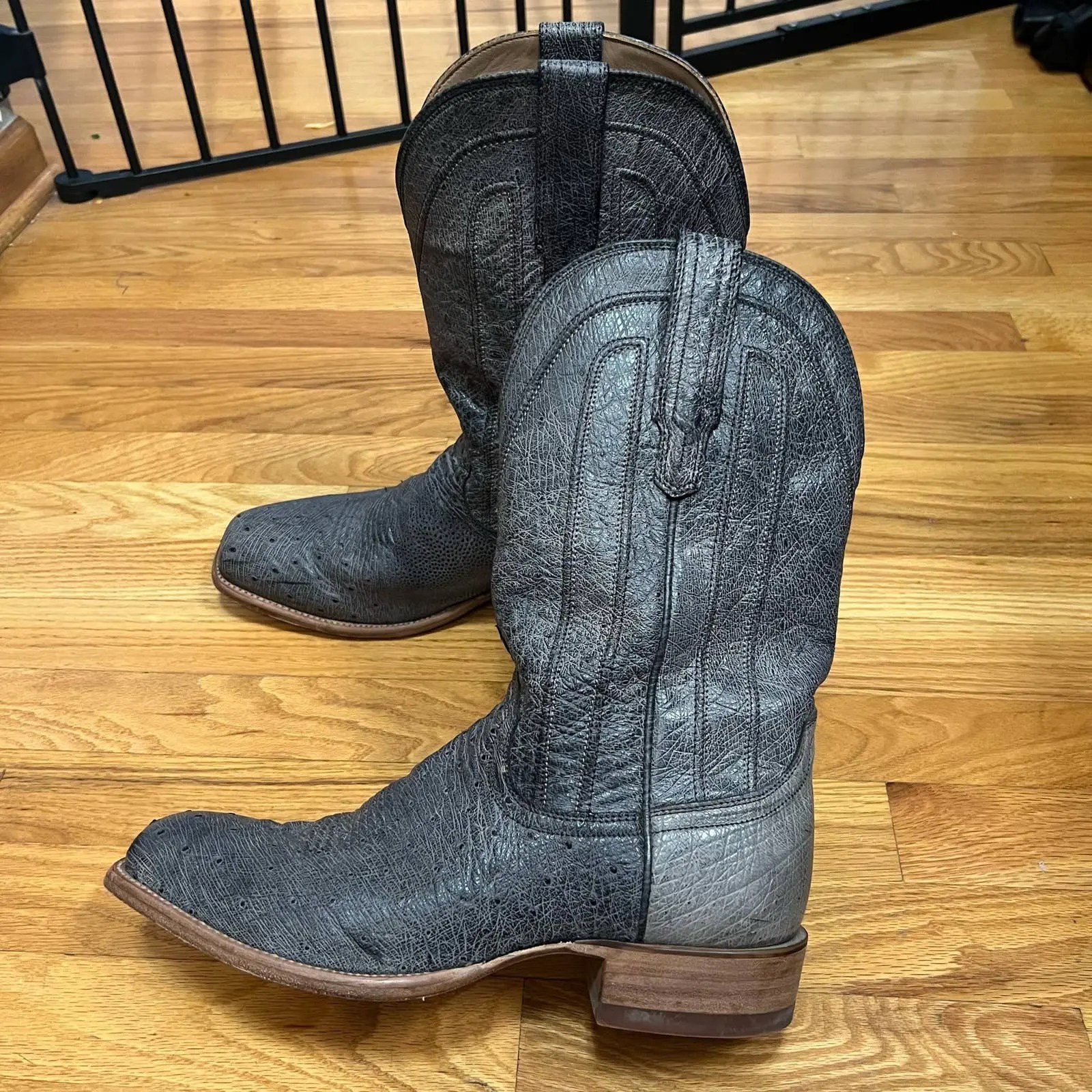 Tecovas TECOVAS THE JASPER Ostrich Leather Cowboy Boots Men 10.5D Grailed