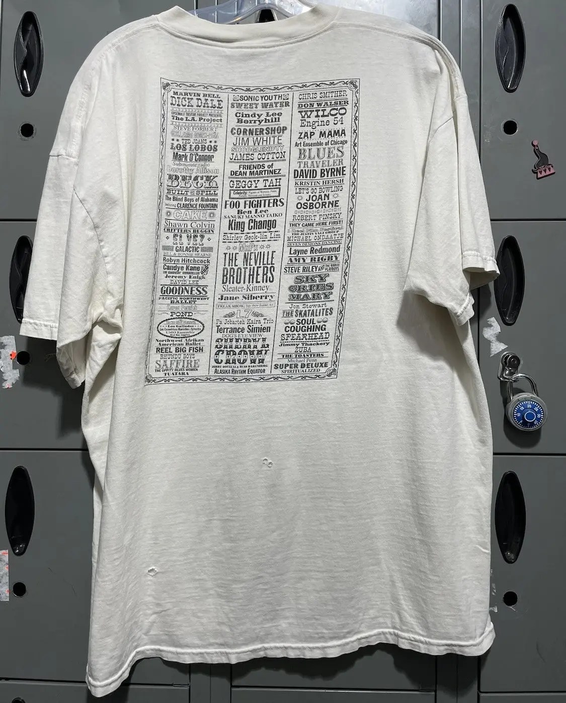 Vintage 1997 Sonic Youth band tee festival Bumbershoot rock tshirt