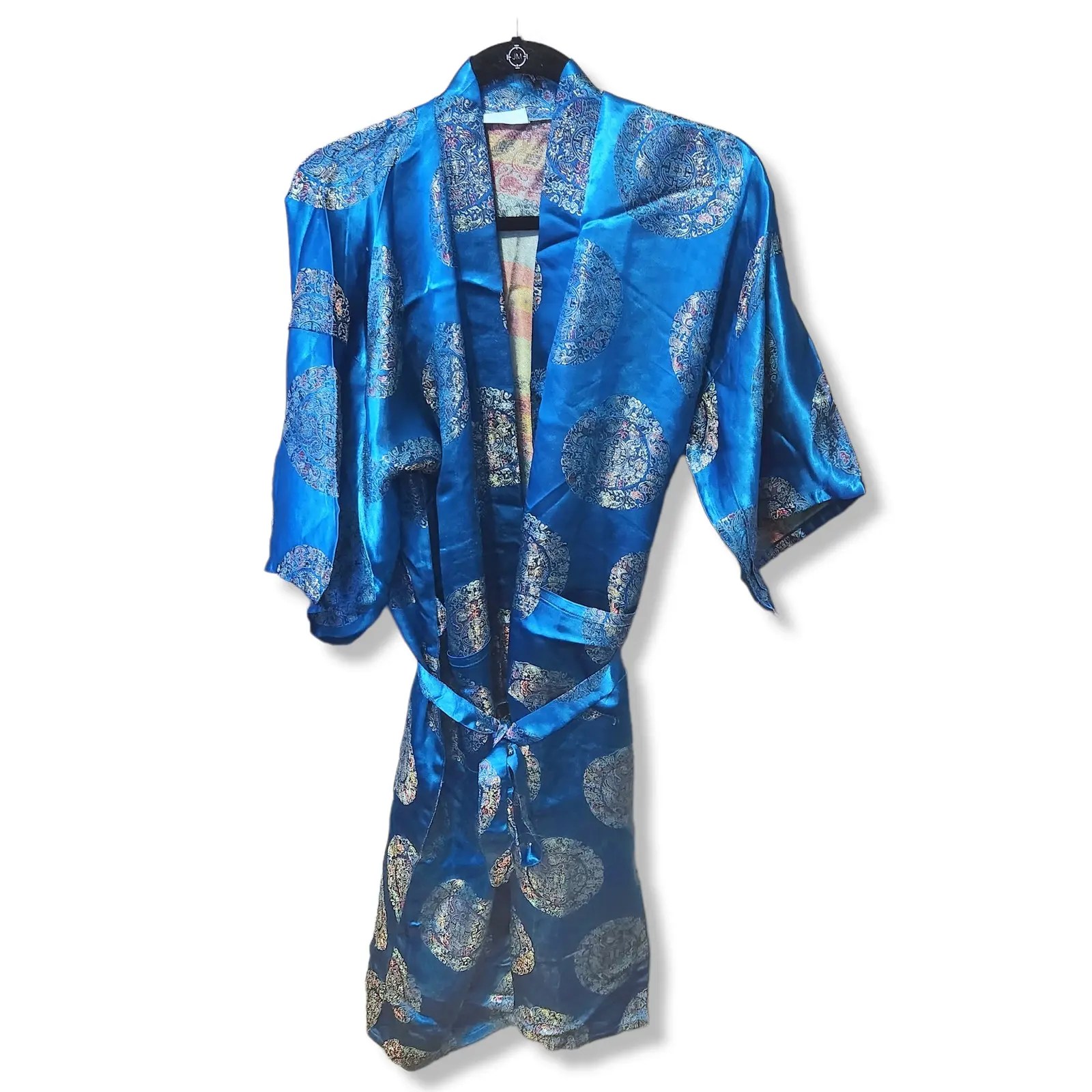 Vintage Golden Dragon Chinese silk kimono robe embroidered Large Grailed