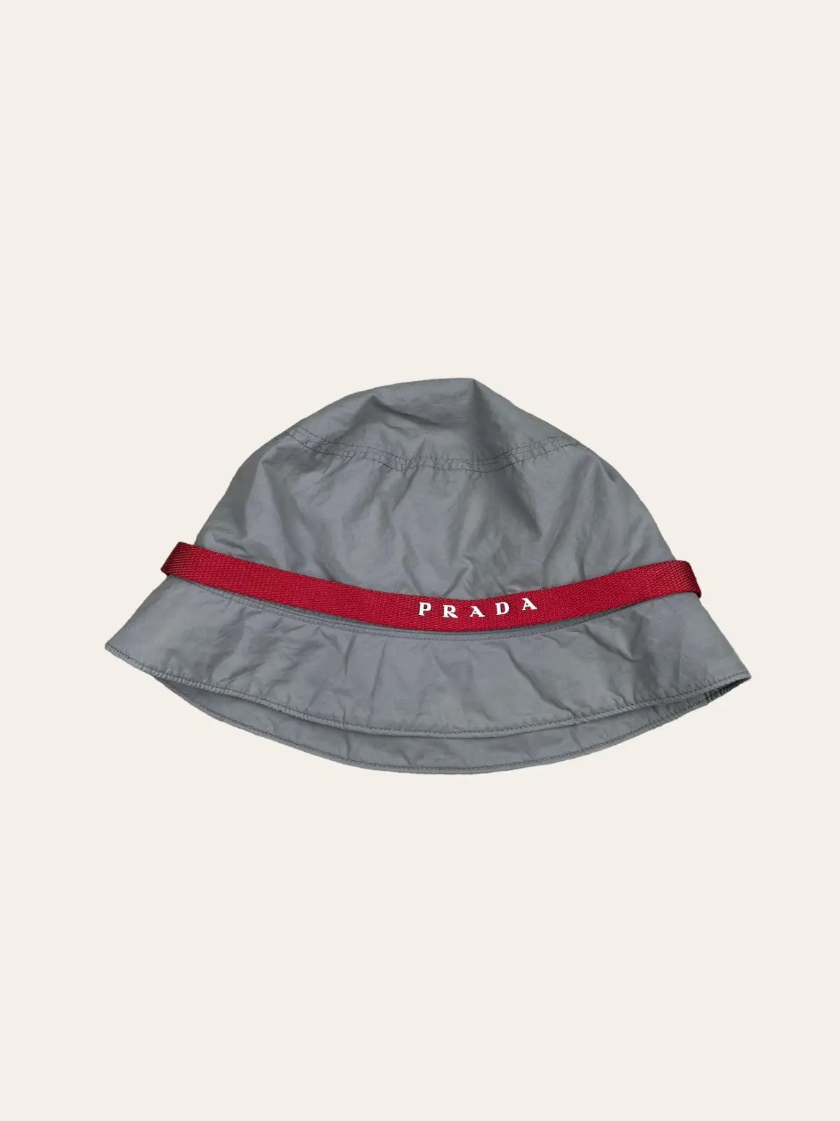 Prada Prada buckey hat grey Grailed