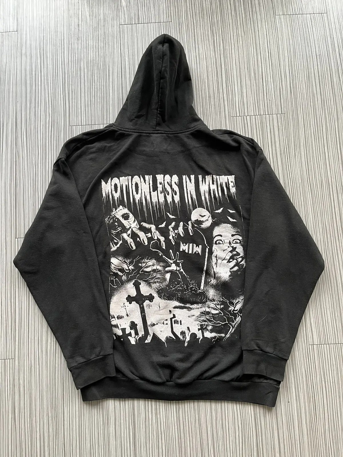 Vintage Motionless in white zip up Grailed