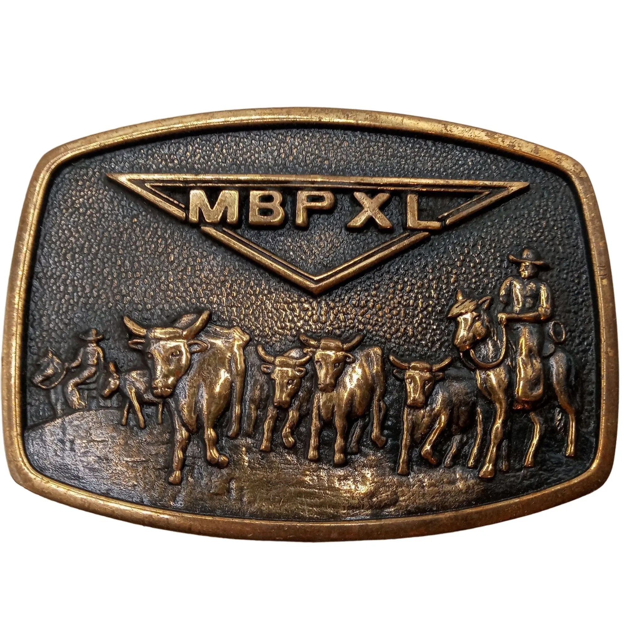 Vintage Cattle Drive Belt Buckle Excel Beef MBPXL Cargill Meats Grailed
