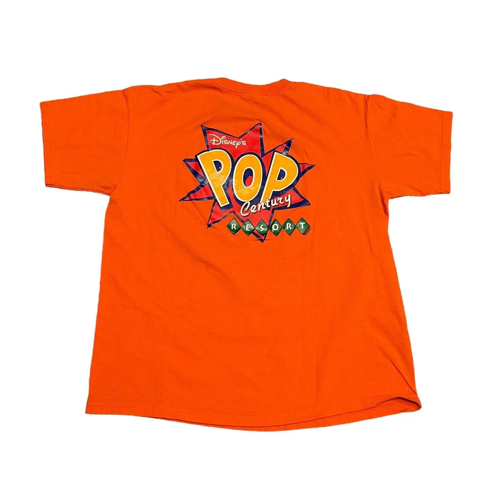 Disney Vintage Disney Pop Century Resort Employee T Shirt Mens XL 2000s