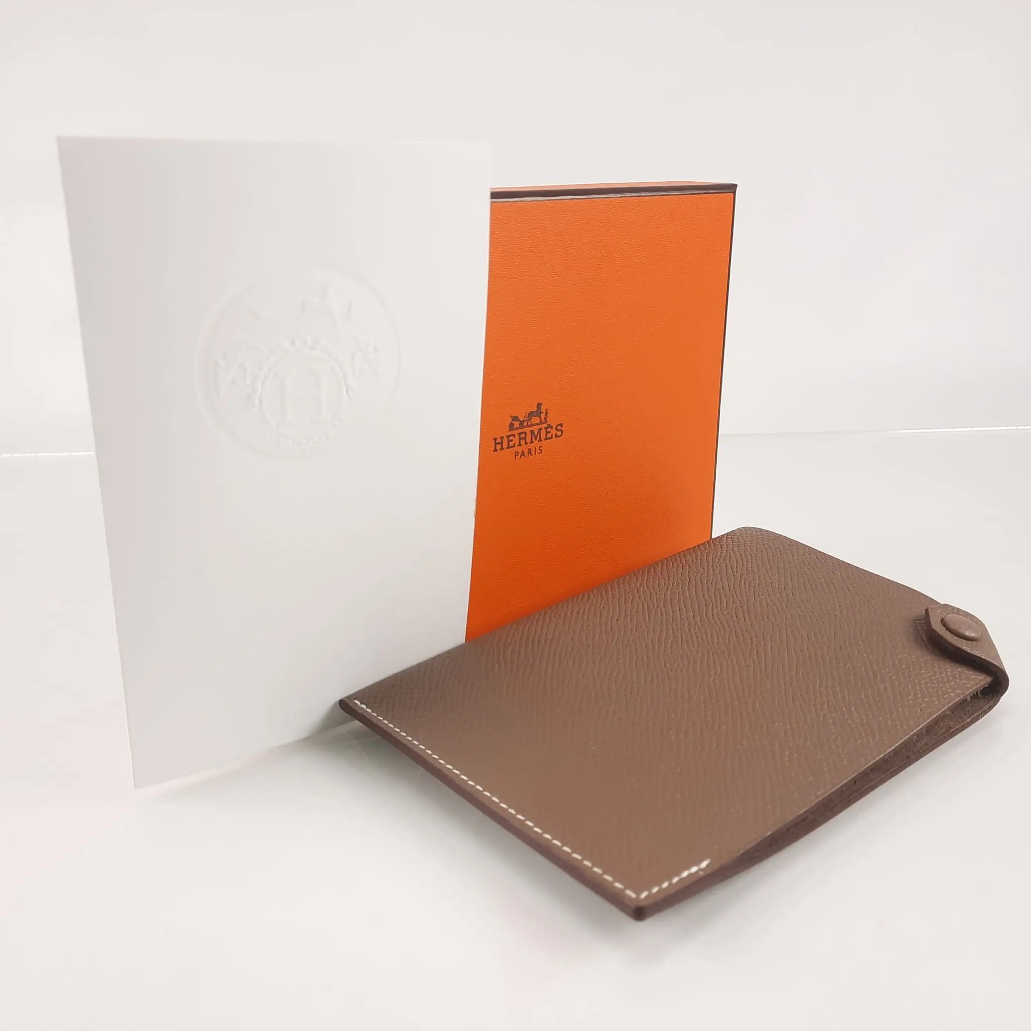Hermes Tarmac passport holder Grailed