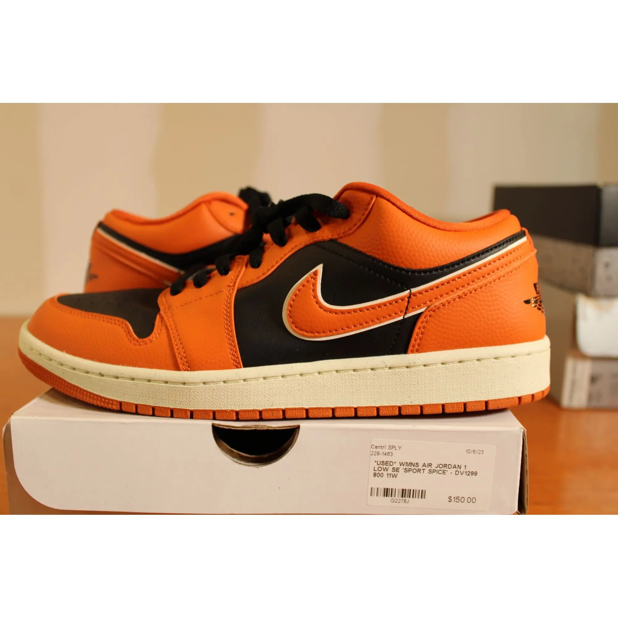 Other Air Jordan 1 Low SE 'Sport Spice' DV1299 800 Sneakers Size Grailed