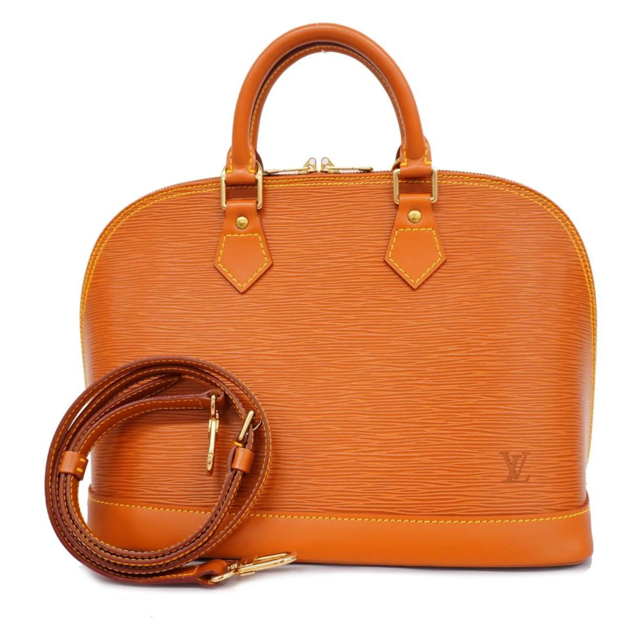 Louis Vuitton LOUIS VUITTON Handbag Epi Alma M54148 Zipangu Gold Ladies