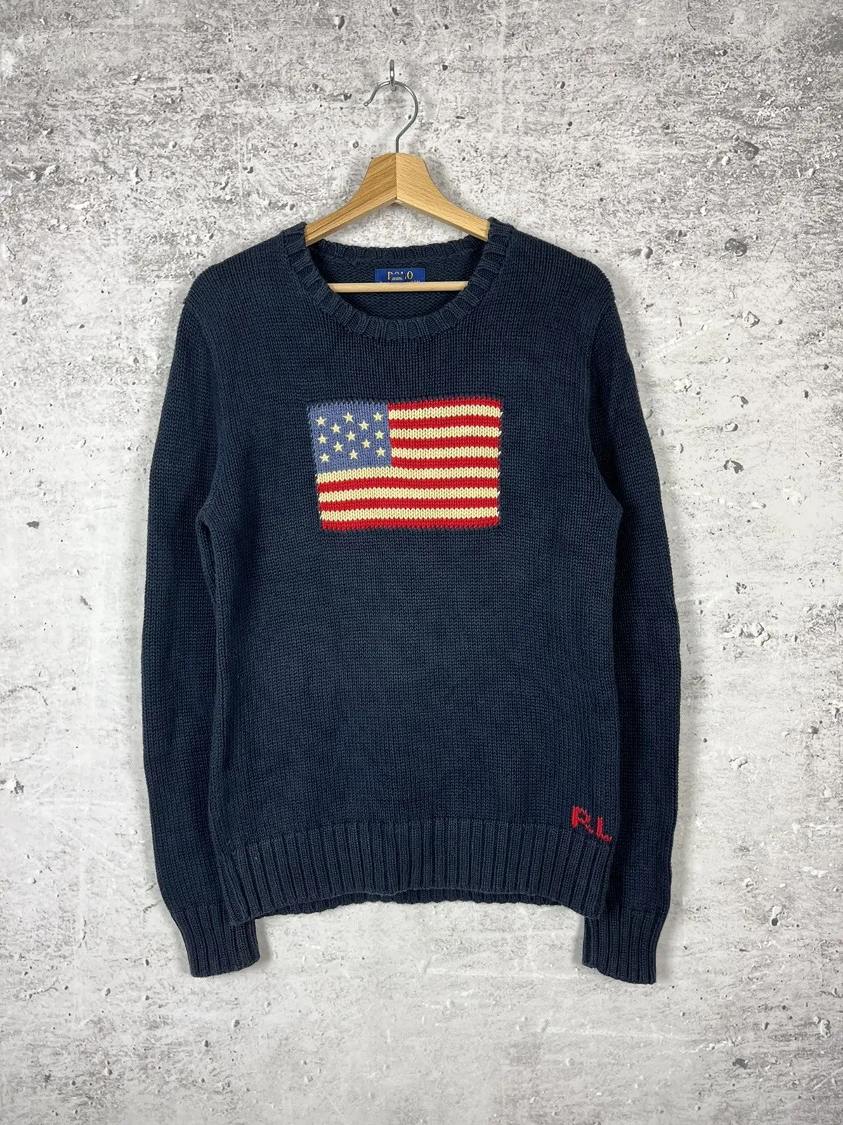 Ralph Lauren Polo Ralph Lauren American Flag sweater Grailed