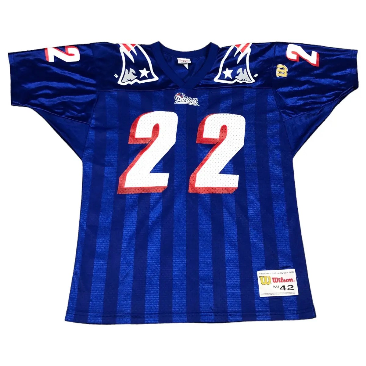 Vintage Vintage New England Patriots 22 Dave Meggett Jersey Adult M