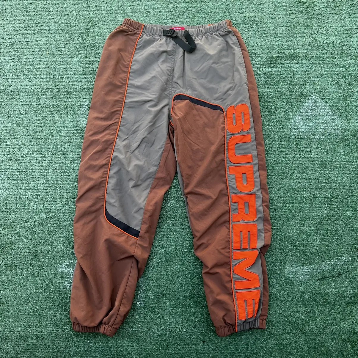 Supreme Supreme Paneled Belted Track Pant Windbreaker Lounge FW21 Grailed